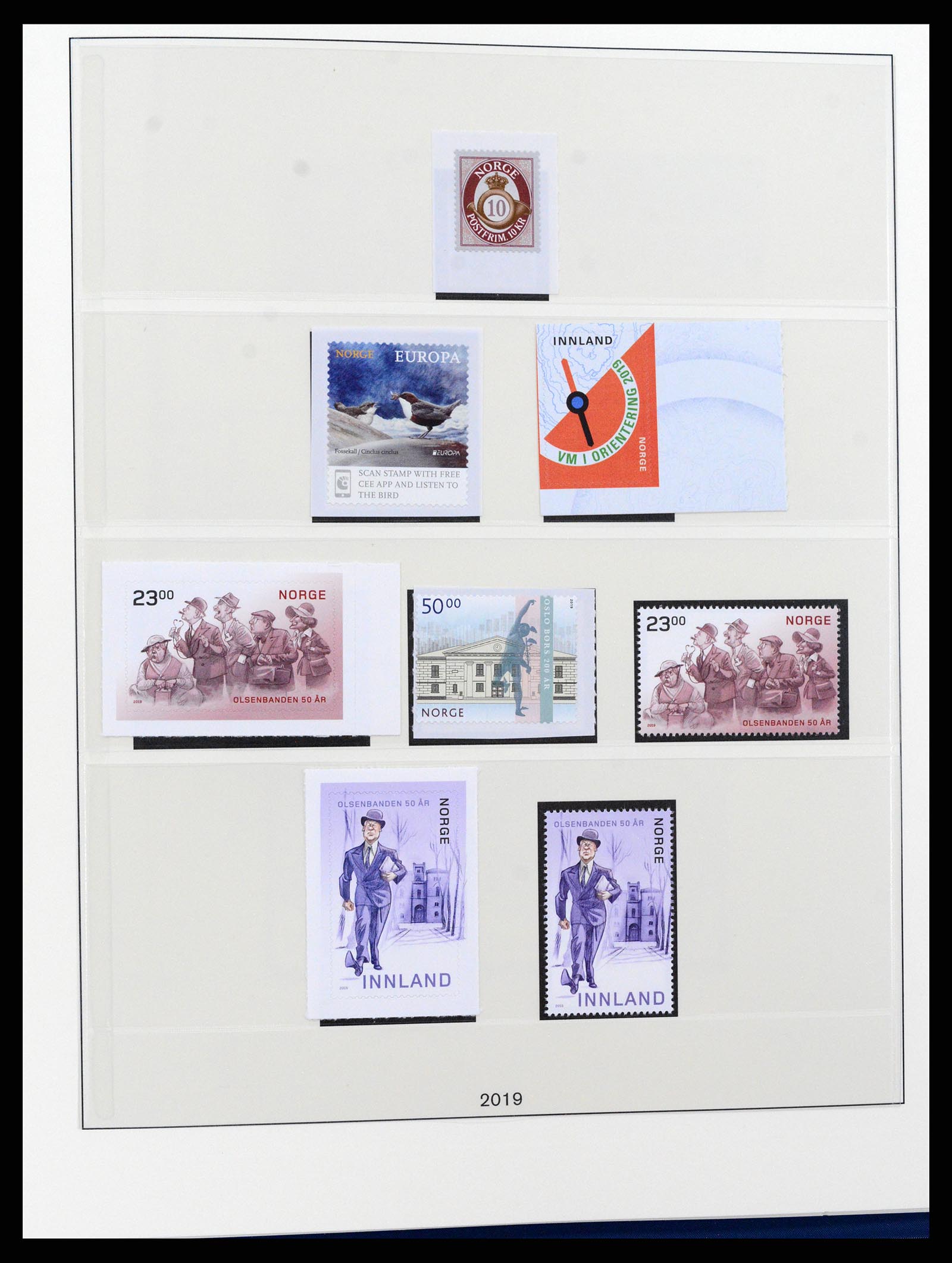 37567 202 - Postzegelverzameling 37567 Noorwegen 1855-2020!