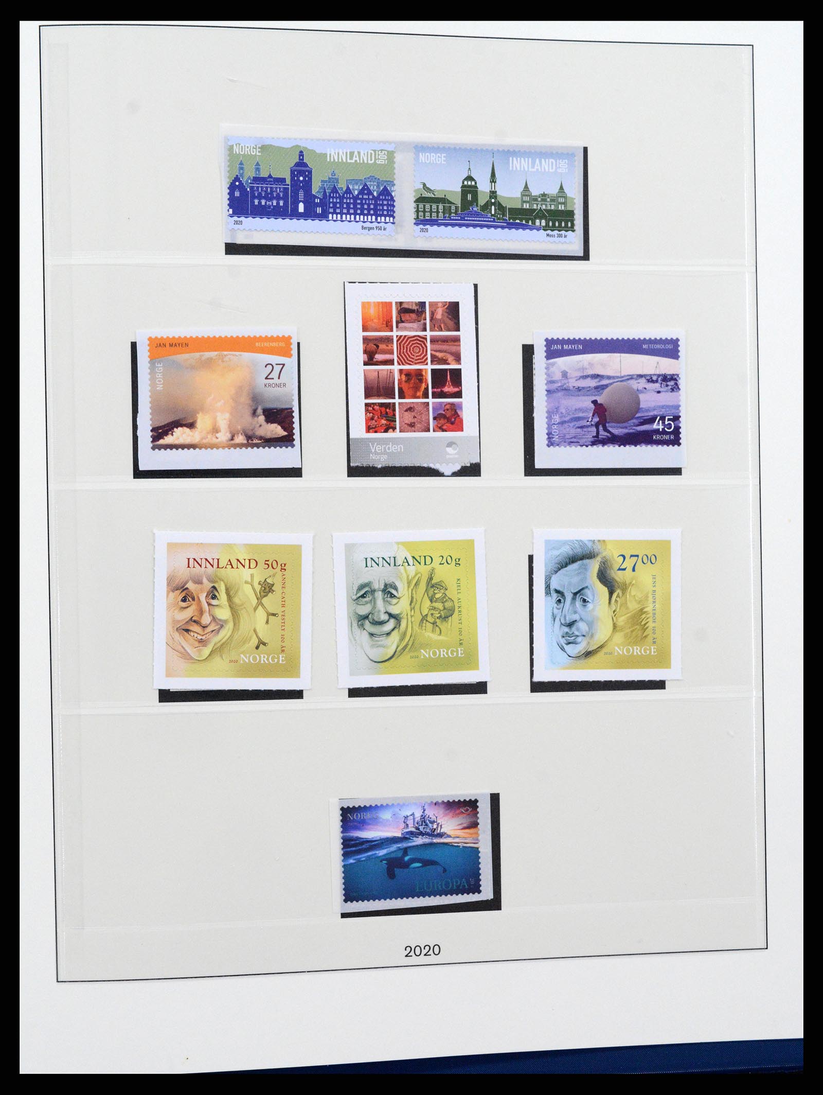 37567 208 - Postzegelverzameling 37567 Noorwegen 1855-2020!