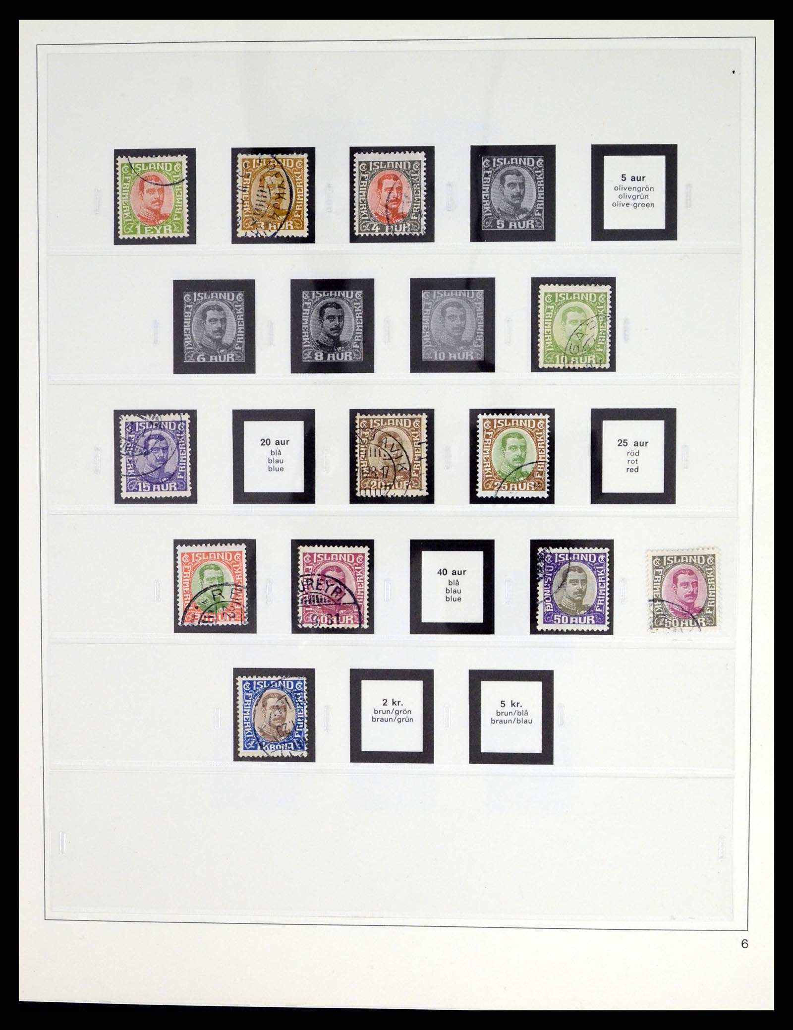 37569 004 - Postzegelverzameling 37569 IJsland 1880-2000.