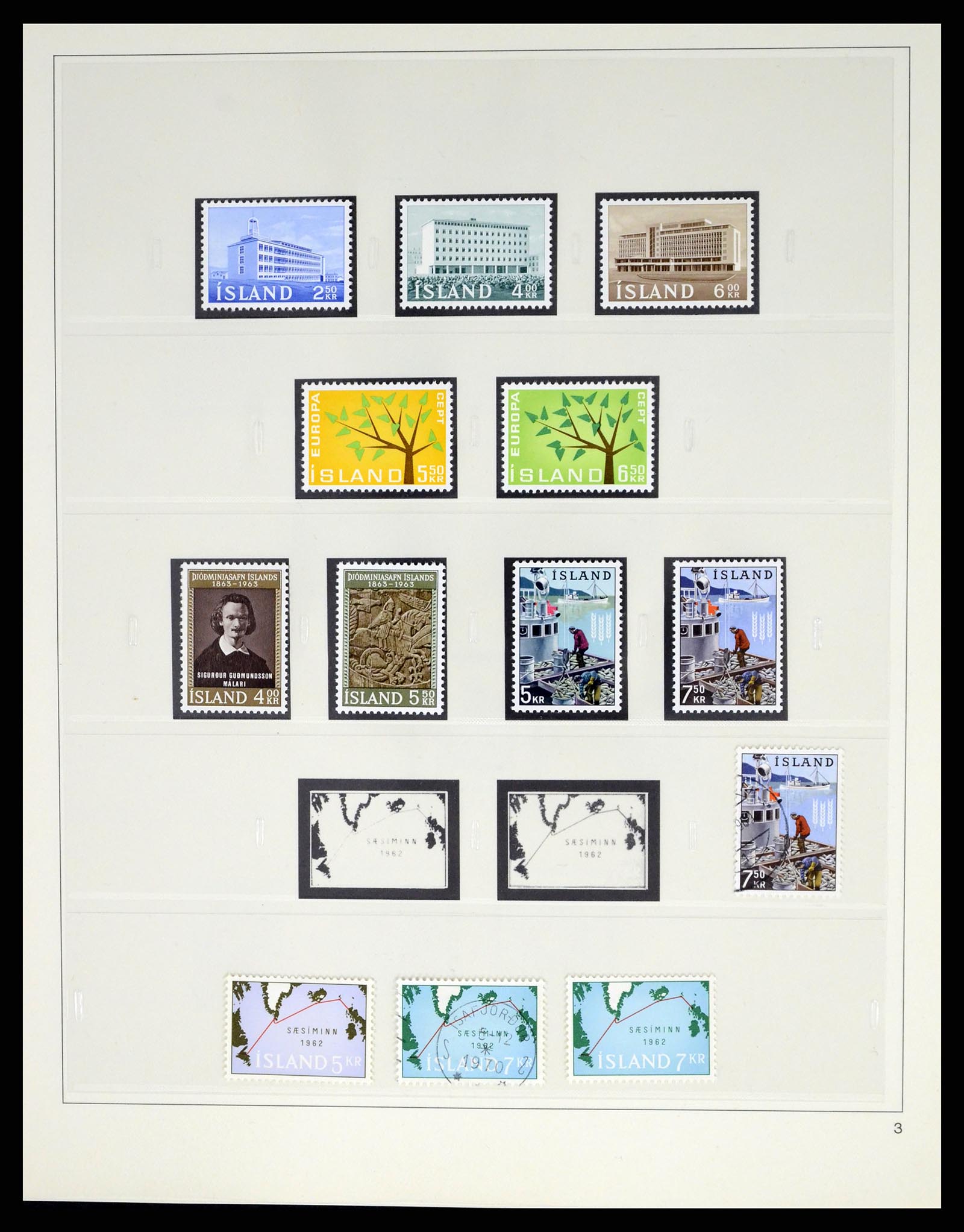 37569 021 - Postzegelverzameling 37569 IJsland 1880-2000.