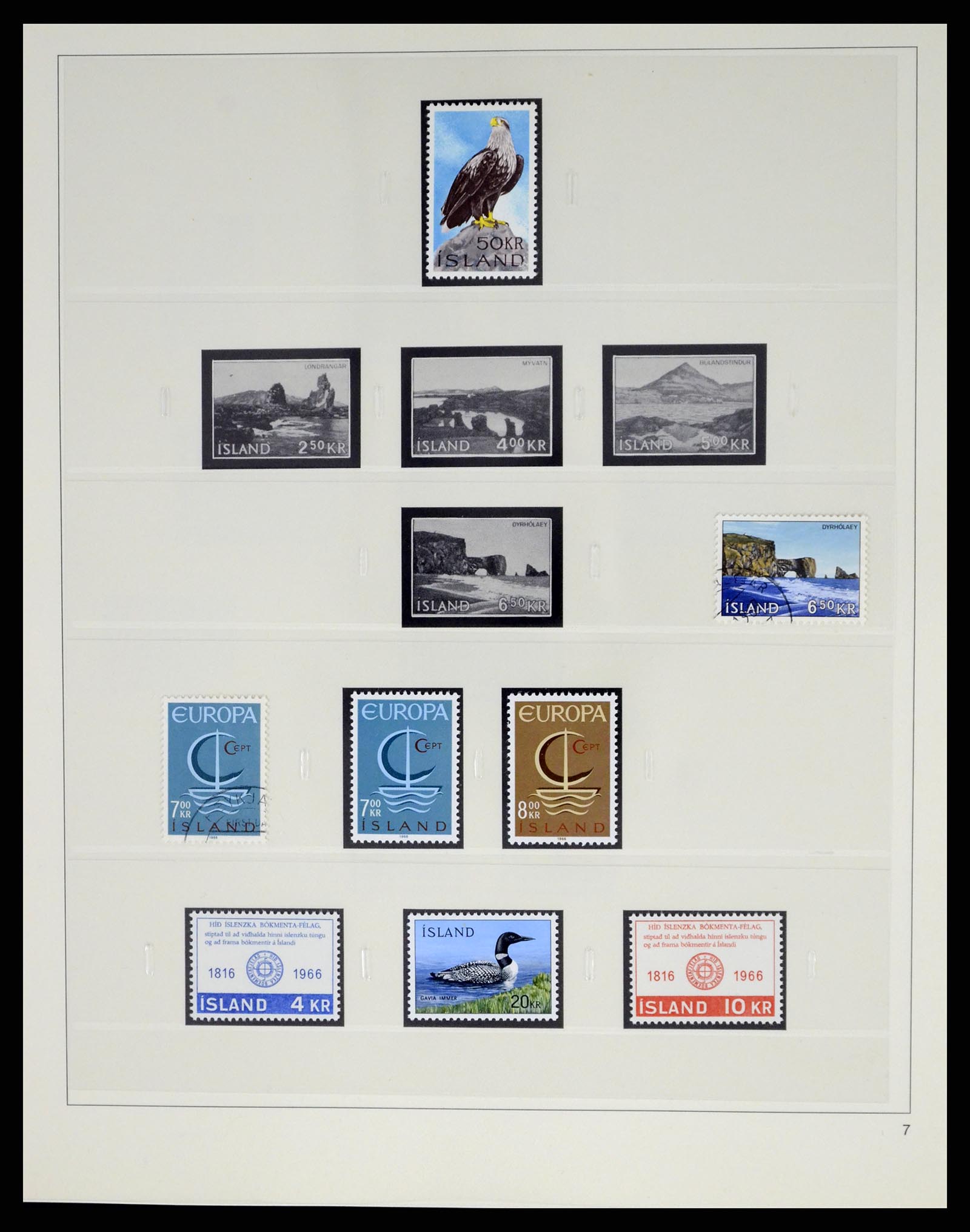 37569 025 - Postzegelverzameling 37569 IJsland 1880-2000.