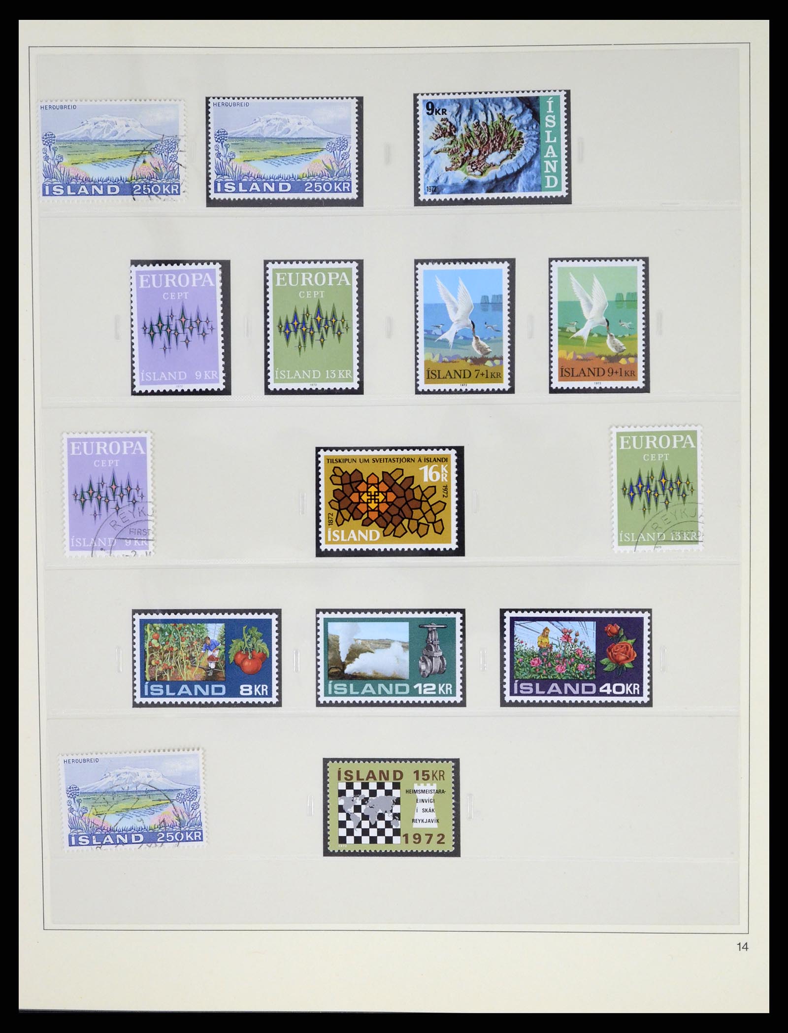 37569 034 - Postzegelverzameling 37569 IJsland 1880-2000.