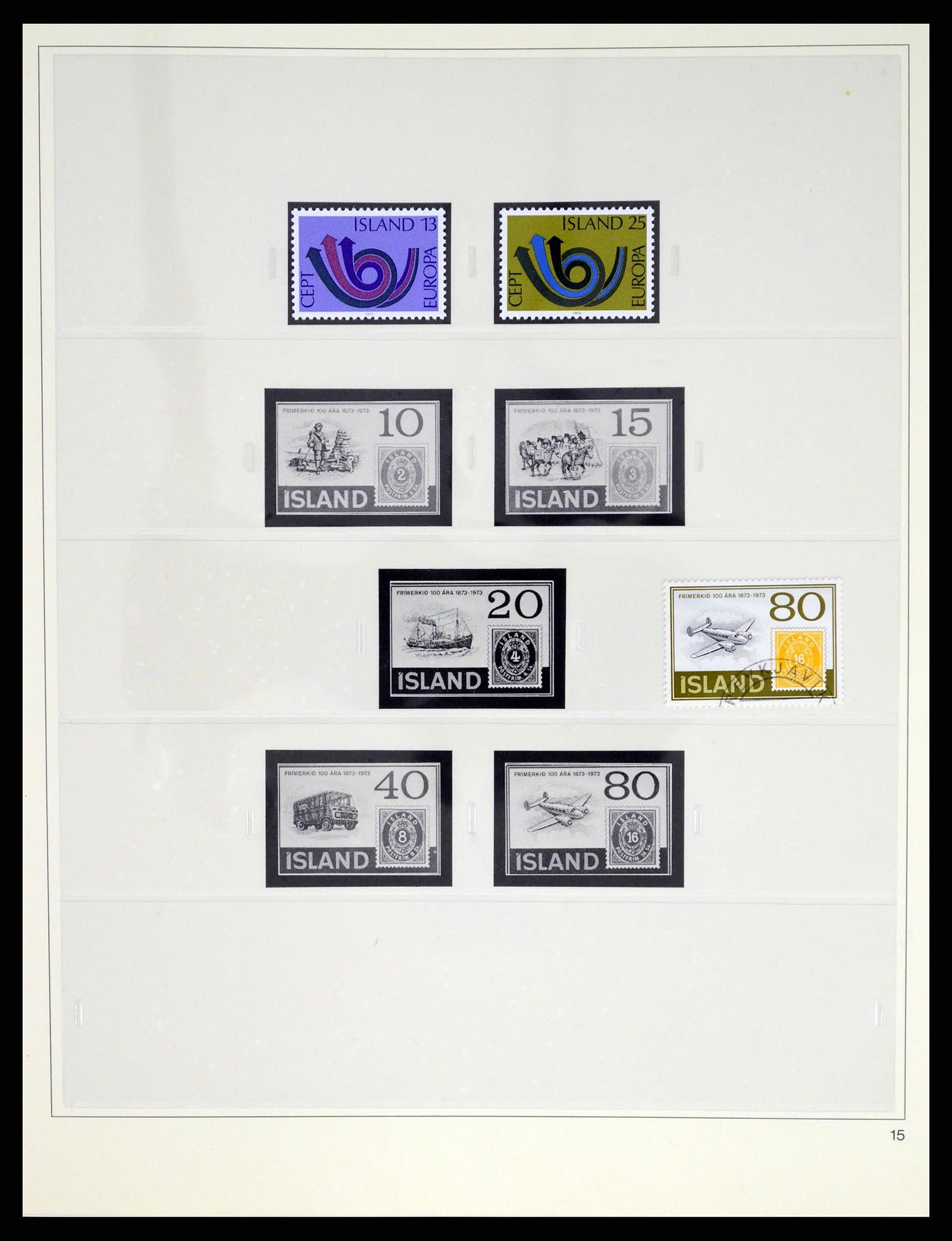 37569 035 - Postzegelverzameling 37569 IJsland 1880-2000.