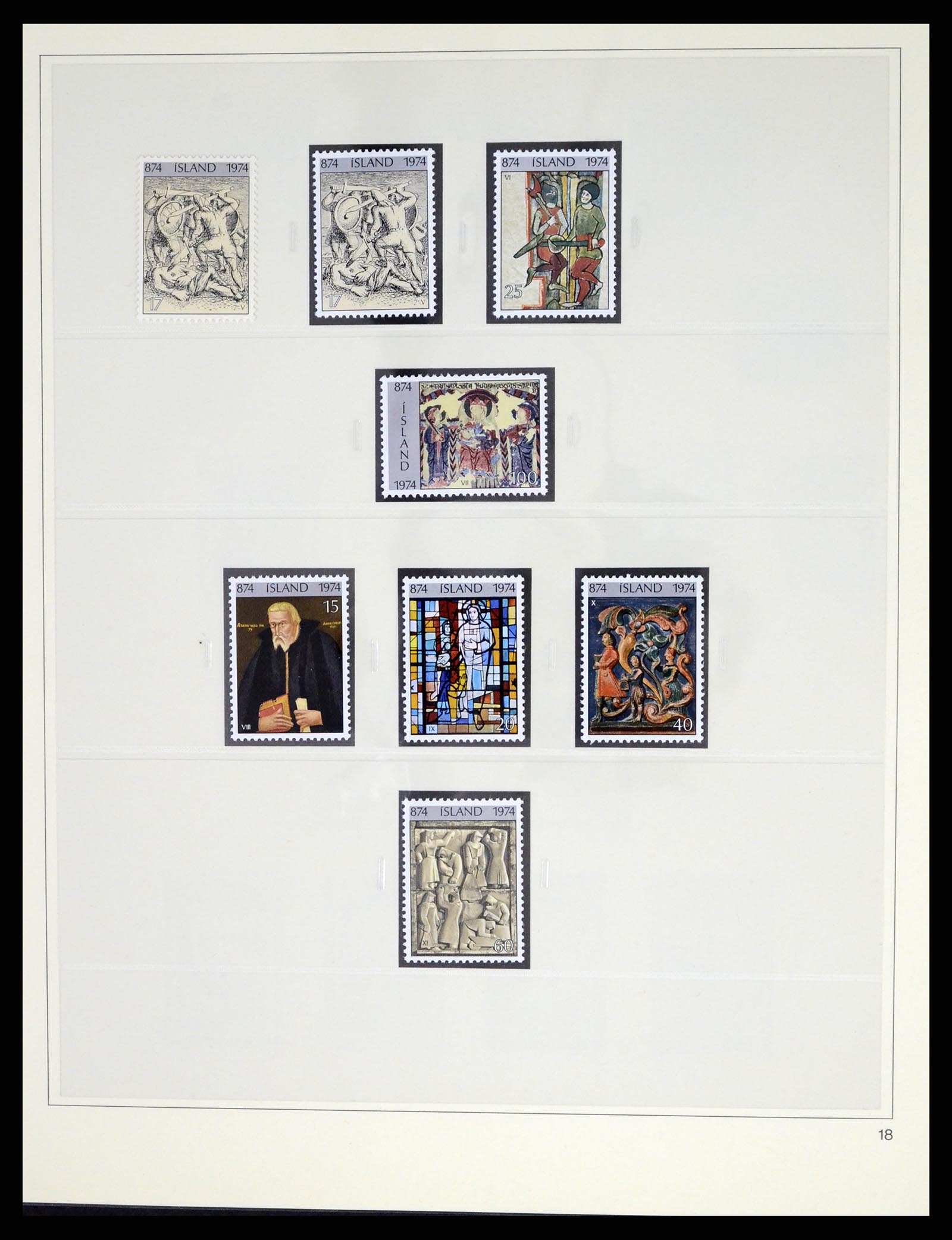 37569 038 - Postzegelverzameling 37569 IJsland 1880-2000.