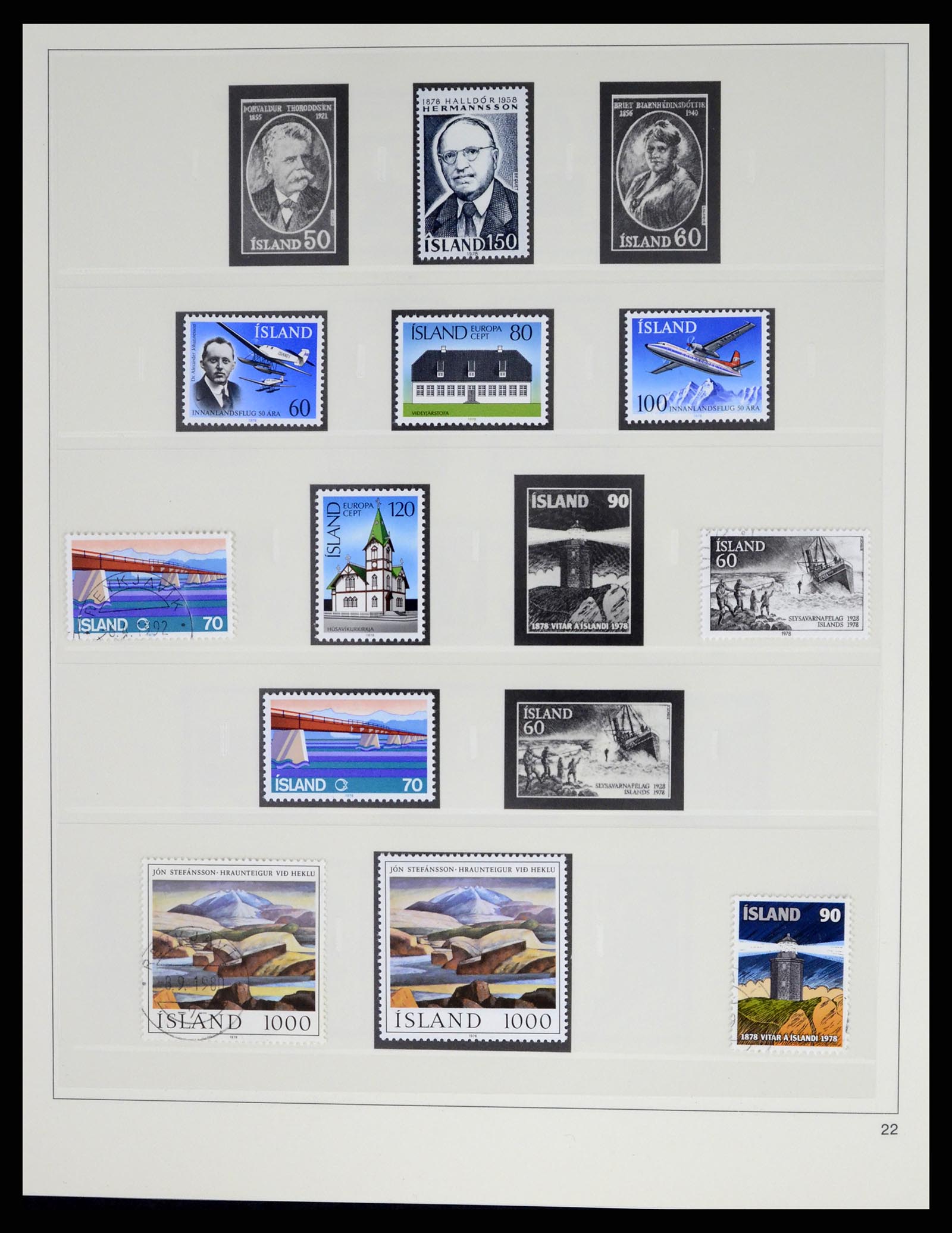 37569 042 - Postzegelverzameling 37569 IJsland 1880-2000.