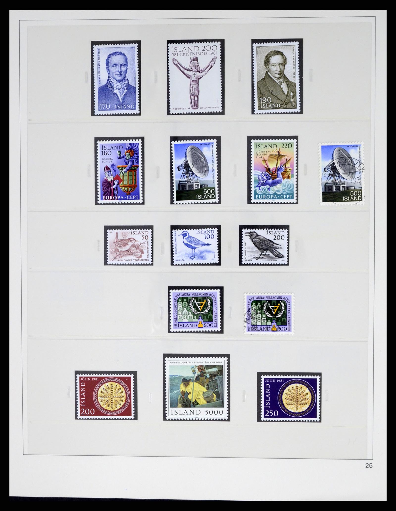 37569 045 - Postzegelverzameling 37569 IJsland 1880-2000.