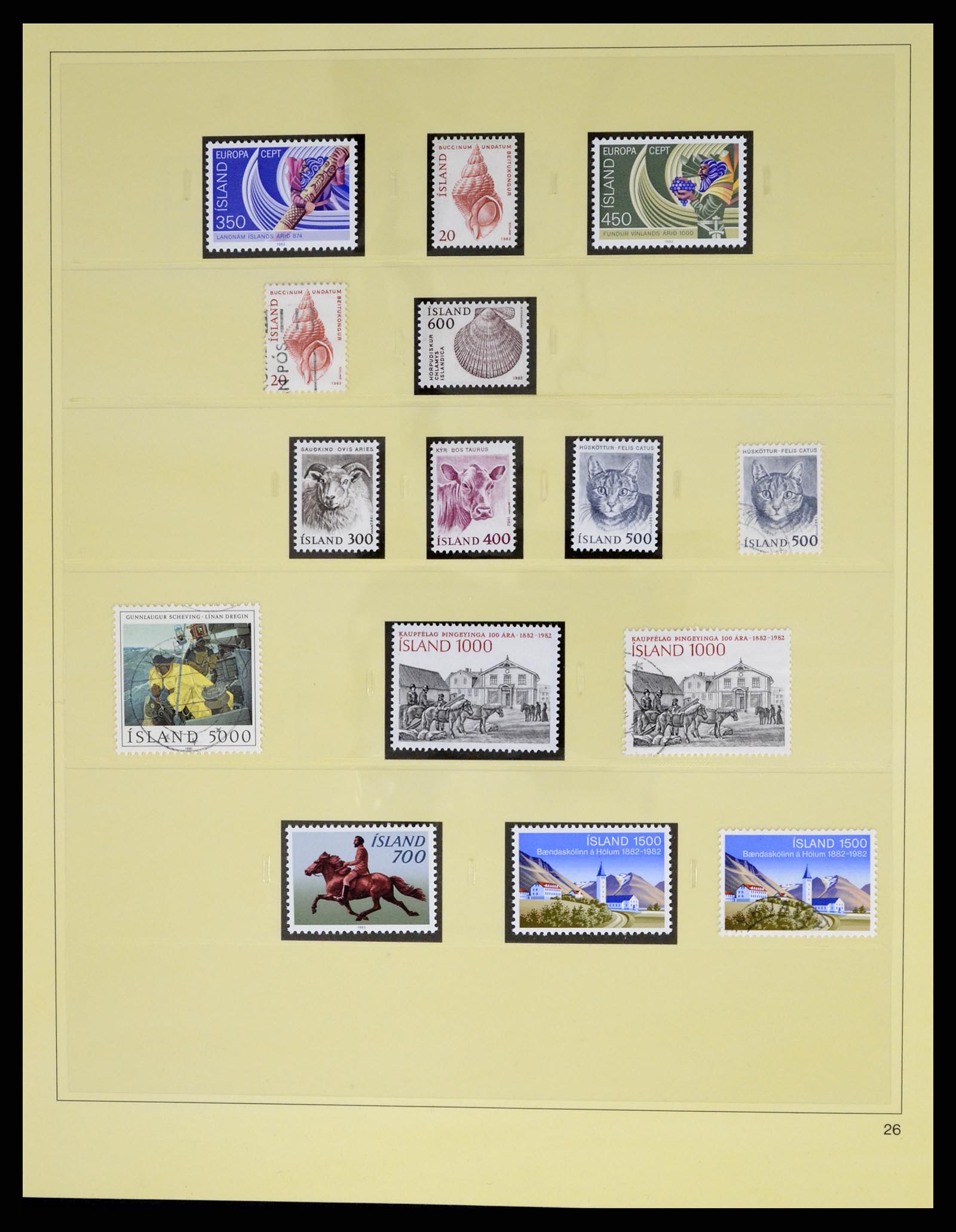 37569 046 - Postzegelverzameling 37569 IJsland 1880-2000.