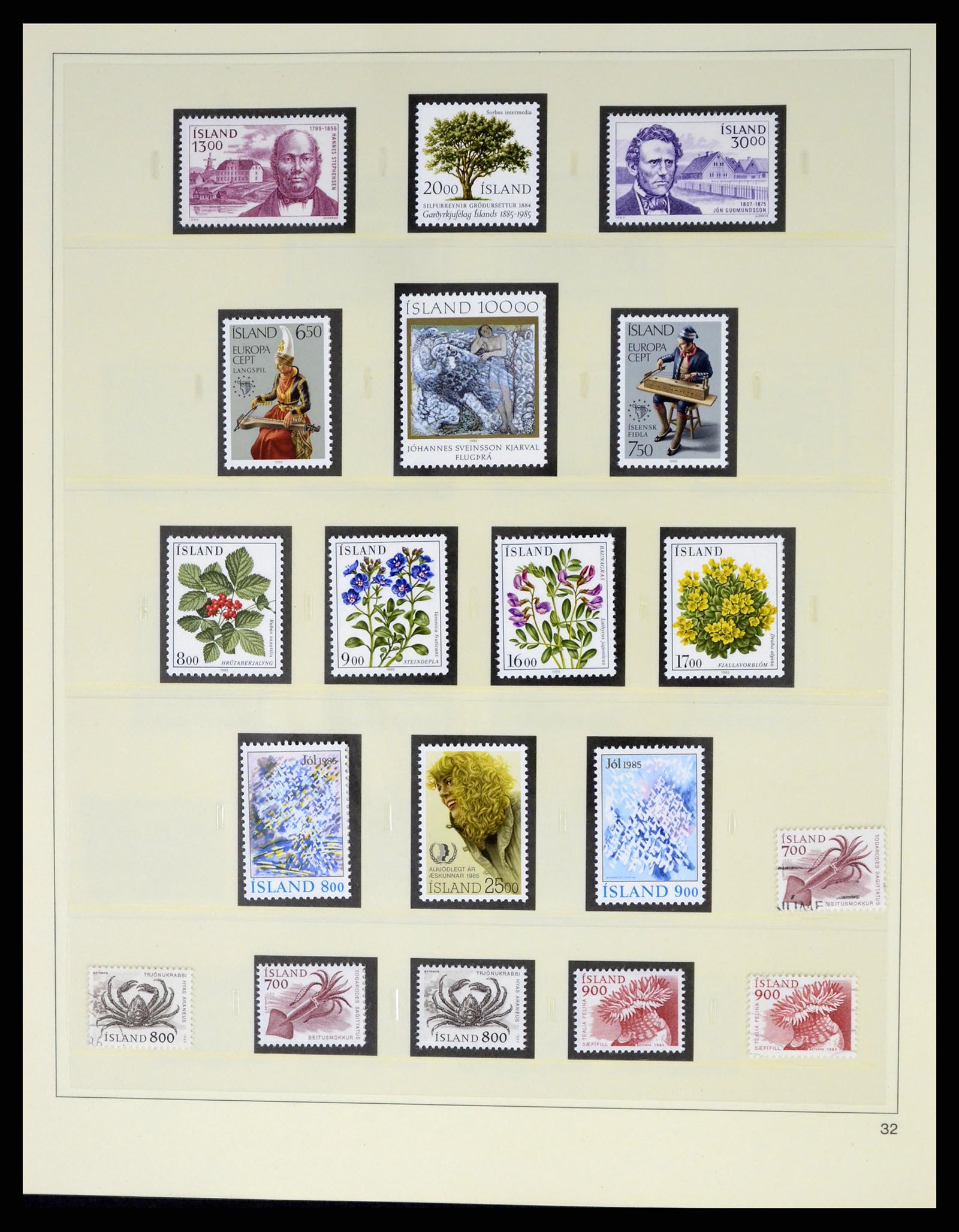 37569 053 - Postzegelverzameling 37569 IJsland 1880-2000.