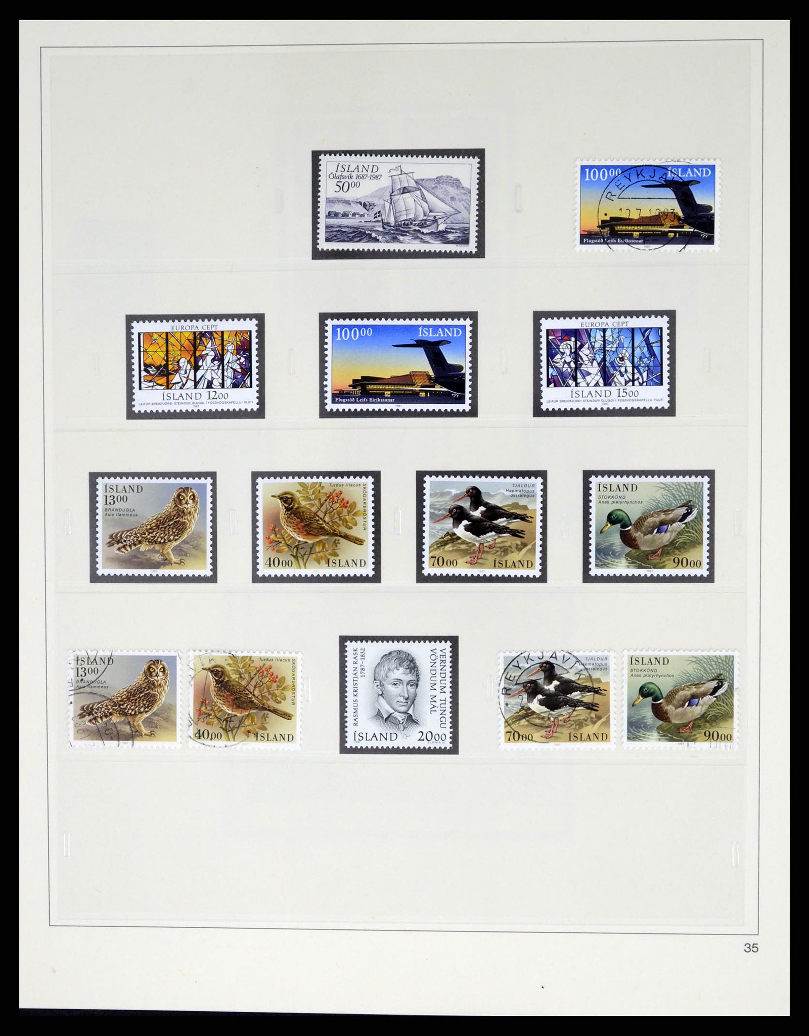 37569 056 - Postzegelverzameling 37569 IJsland 1880-2000.