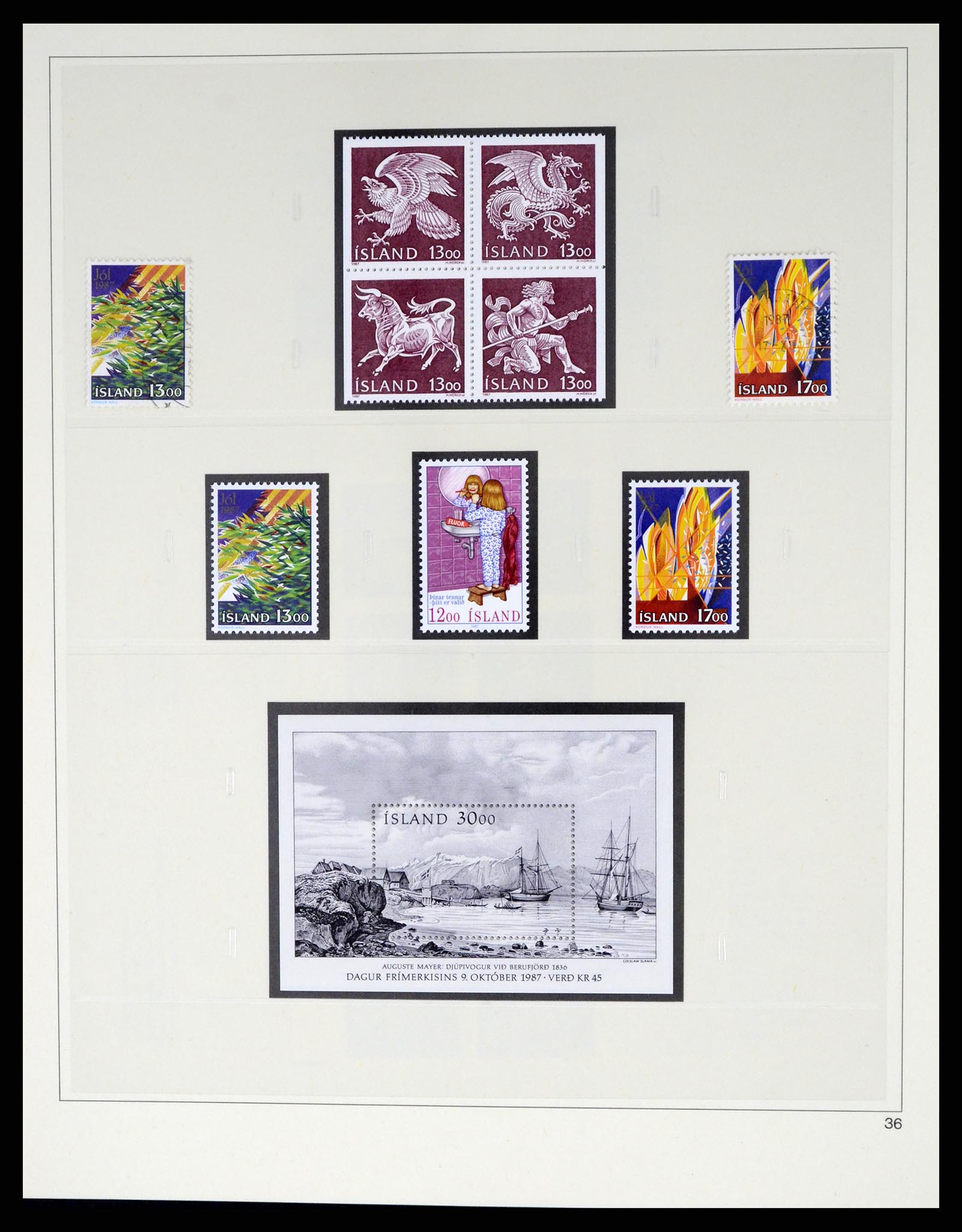 37569 057 - Postzegelverzameling 37569 IJsland 1880-2000.