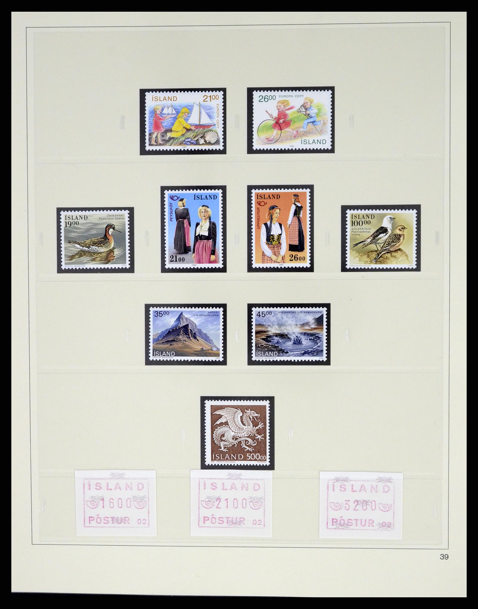 37569 062 - Postzegelverzameling 37569 IJsland 1880-2000.