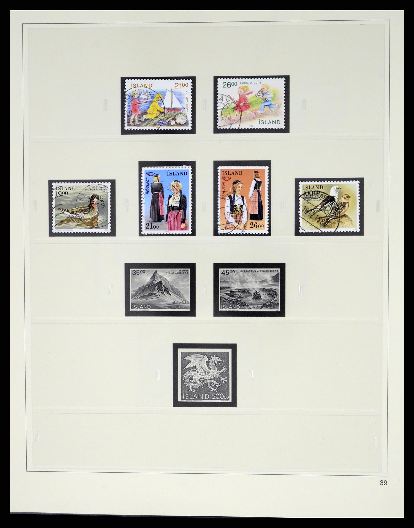 37569 063 - Postzegelverzameling 37569 IJsland 1880-2000.