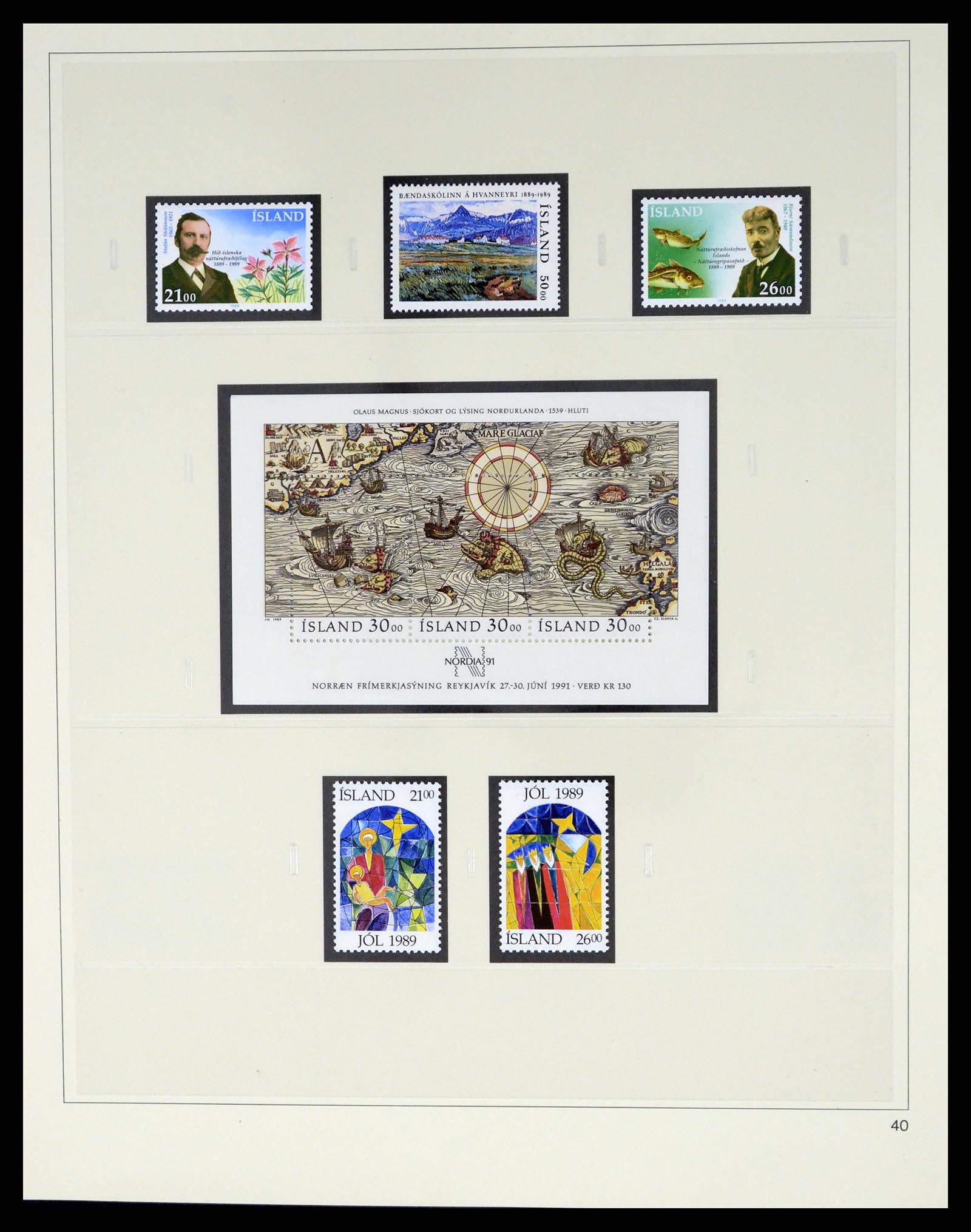 37569 064 - Postzegelverzameling 37569 IJsland 1880-2000.