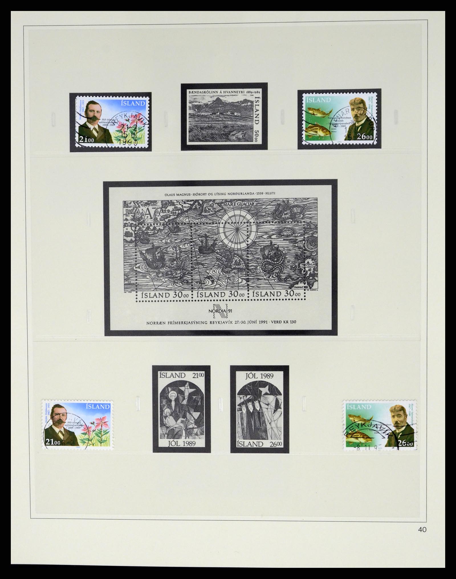 37569 065 - Postzegelverzameling 37569 IJsland 1880-2000.