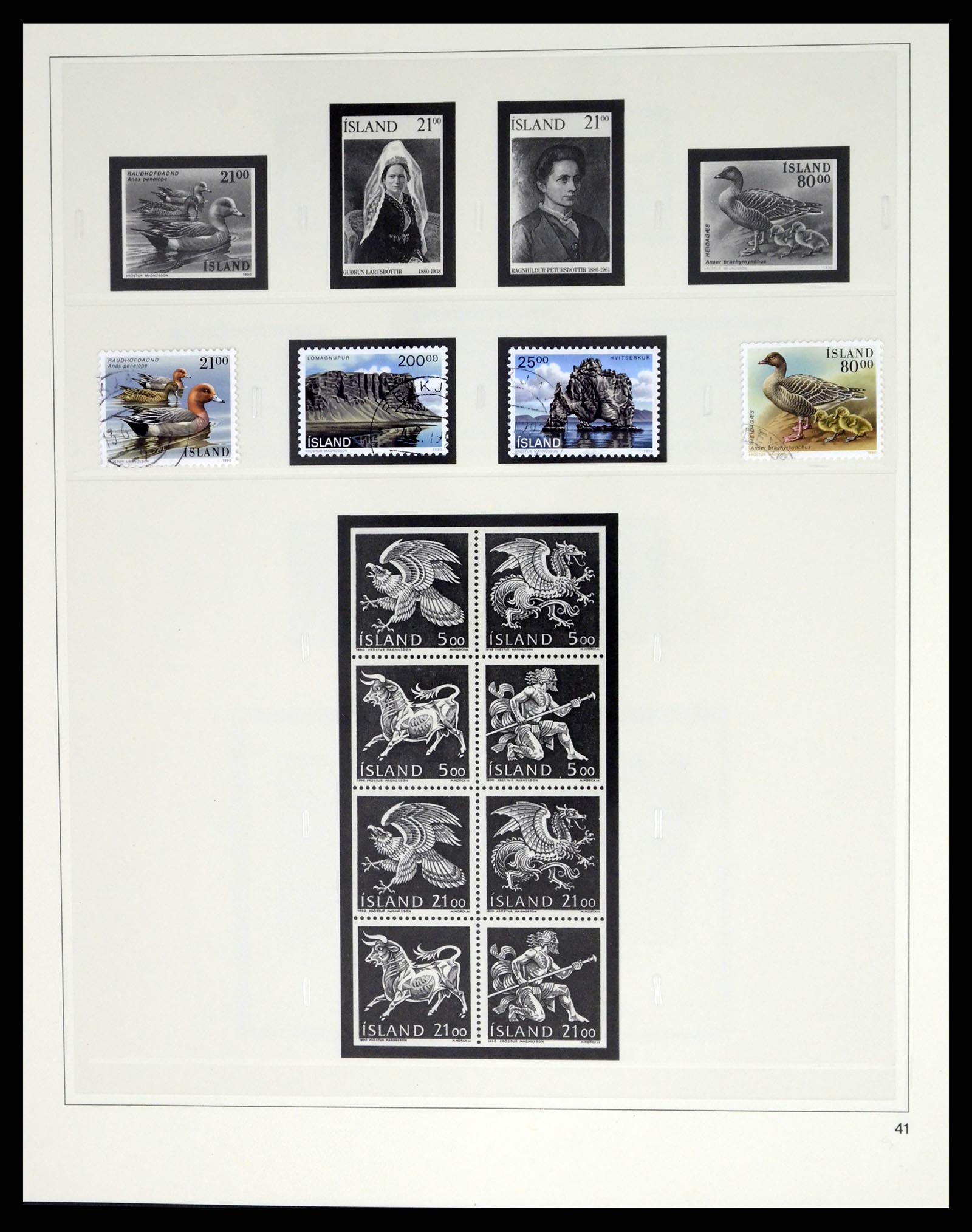 37569 066 - Postzegelverzameling 37569 IJsland 1880-2000.