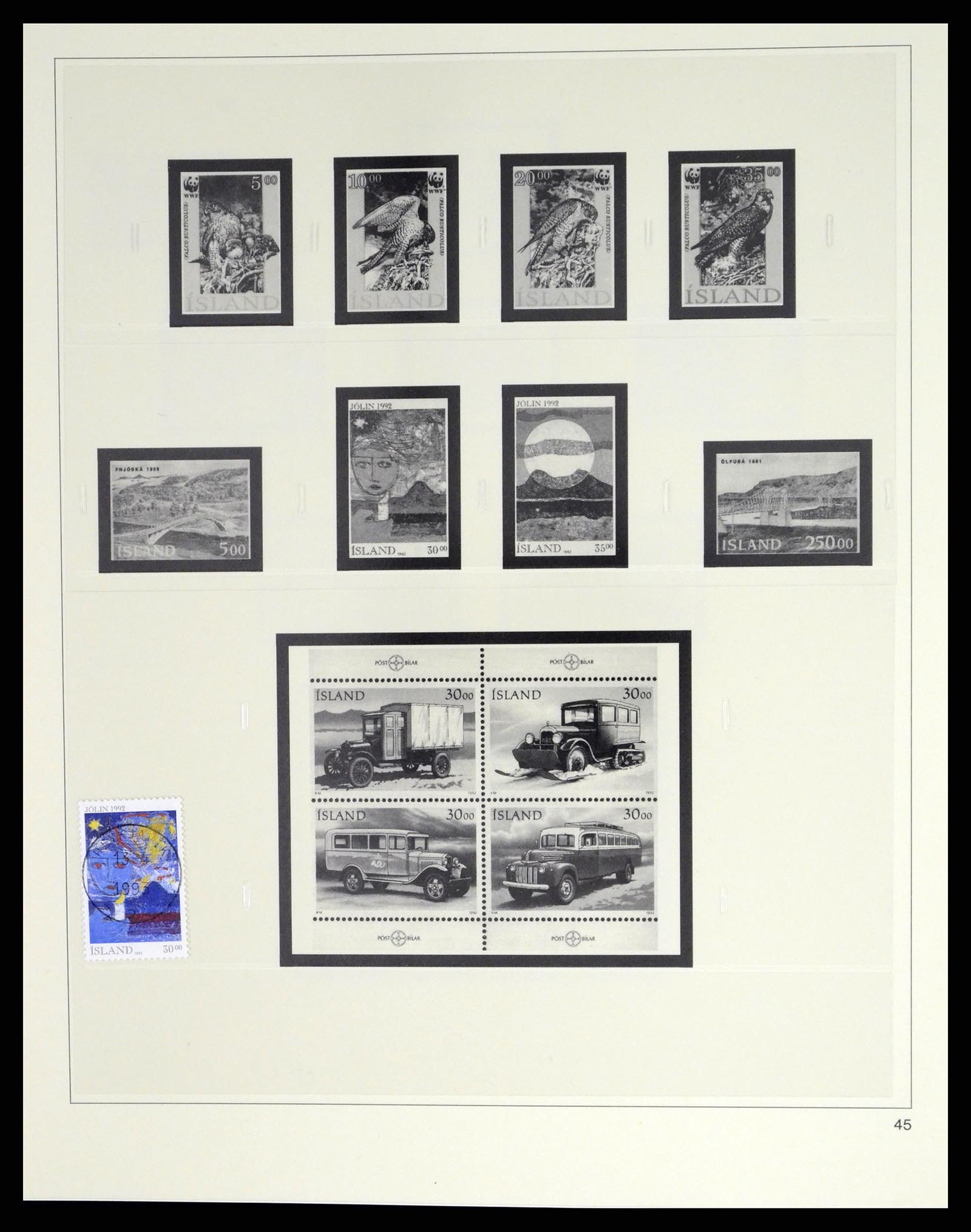 37569 070 - Postzegelverzameling 37569 IJsland 1880-2000.
