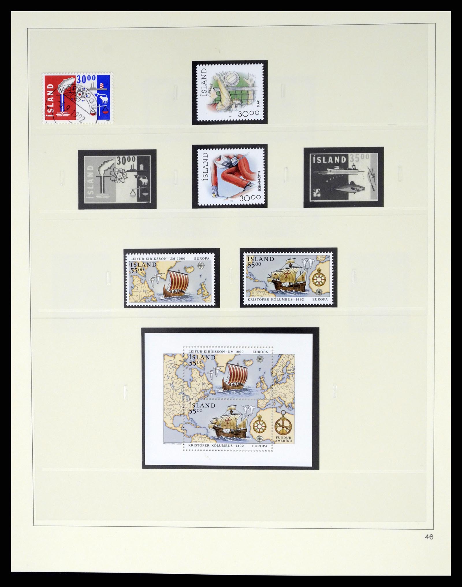 37569 071 - Postzegelverzameling 37569 IJsland 1880-2000.