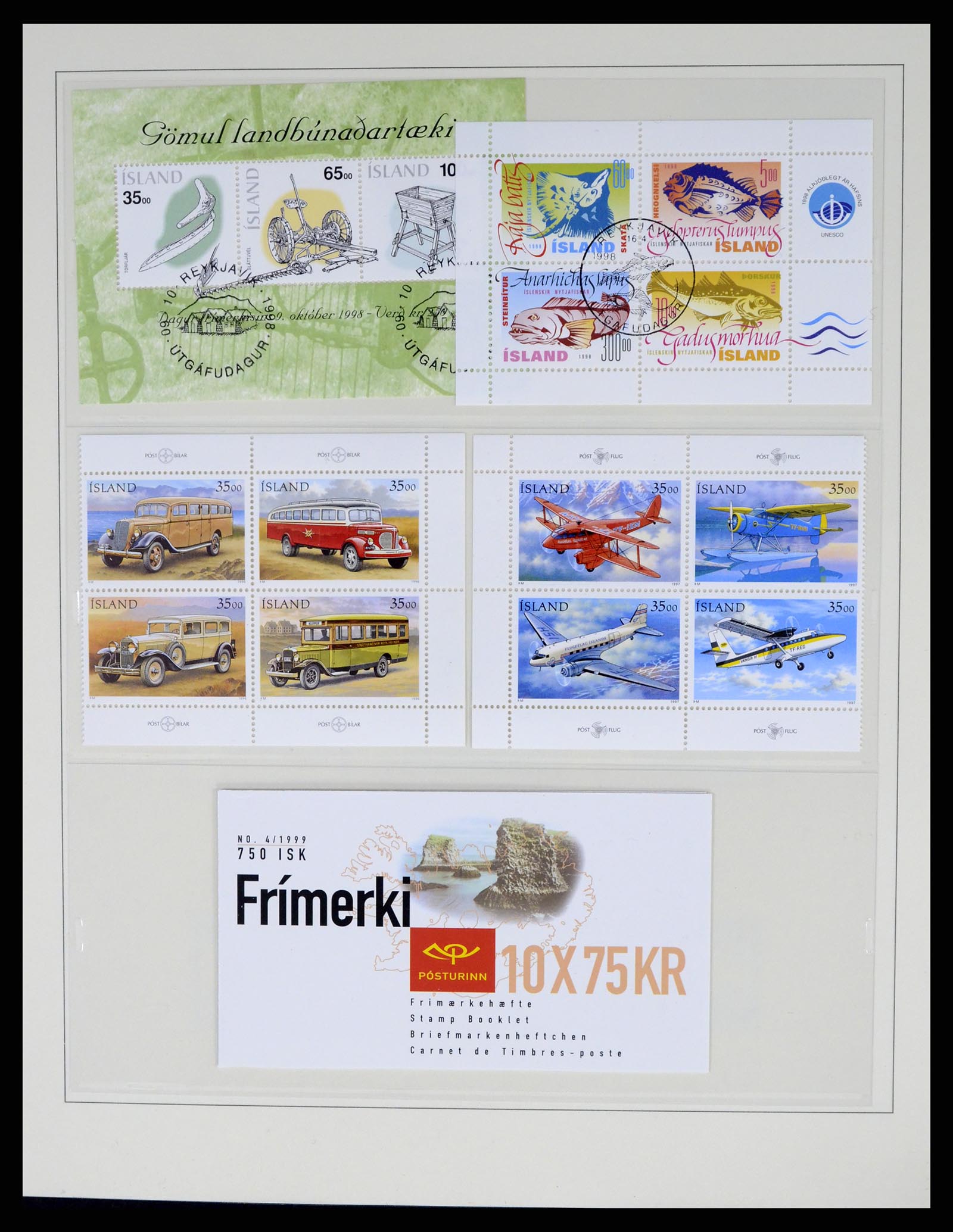 37569 082 - Postzegelverzameling 37569 IJsland 1880-2000.