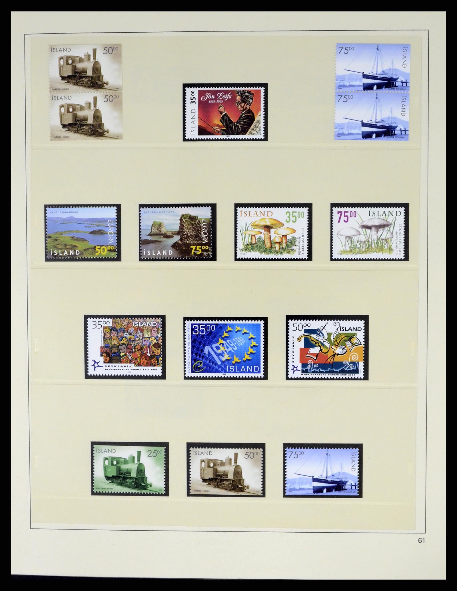 37569 083 - Postzegelverzameling 37569 IJsland 1880-2000.