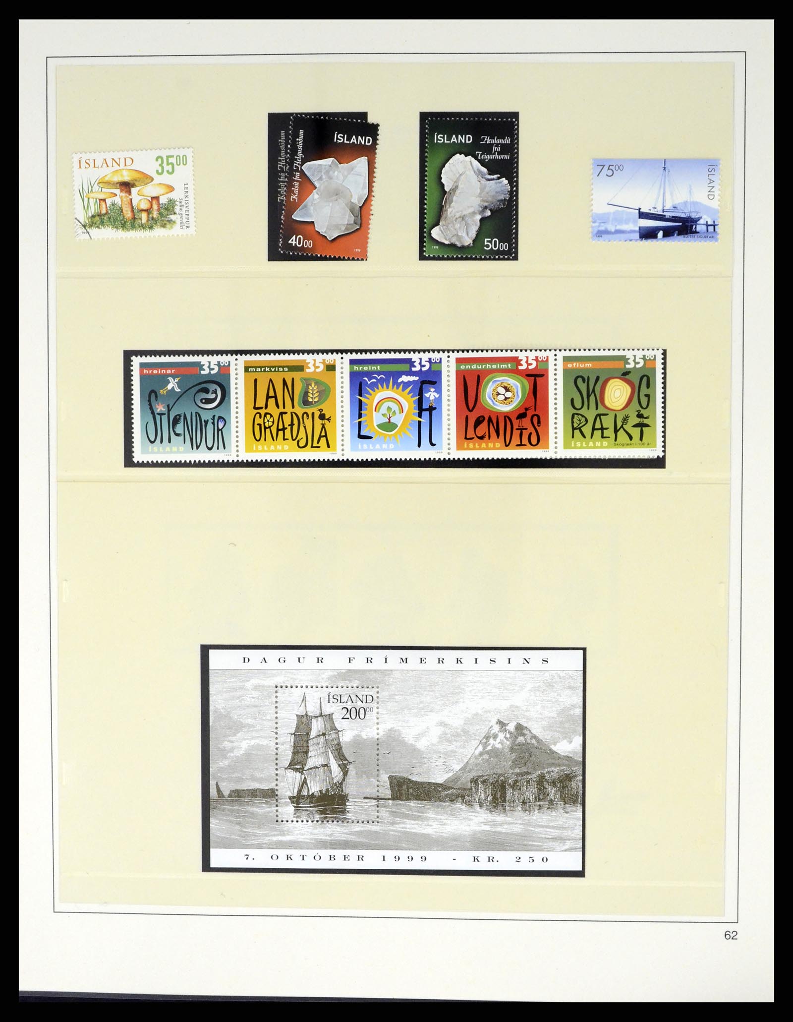 37569 085 - Postzegelverzameling 37569 IJsland 1880-2000.