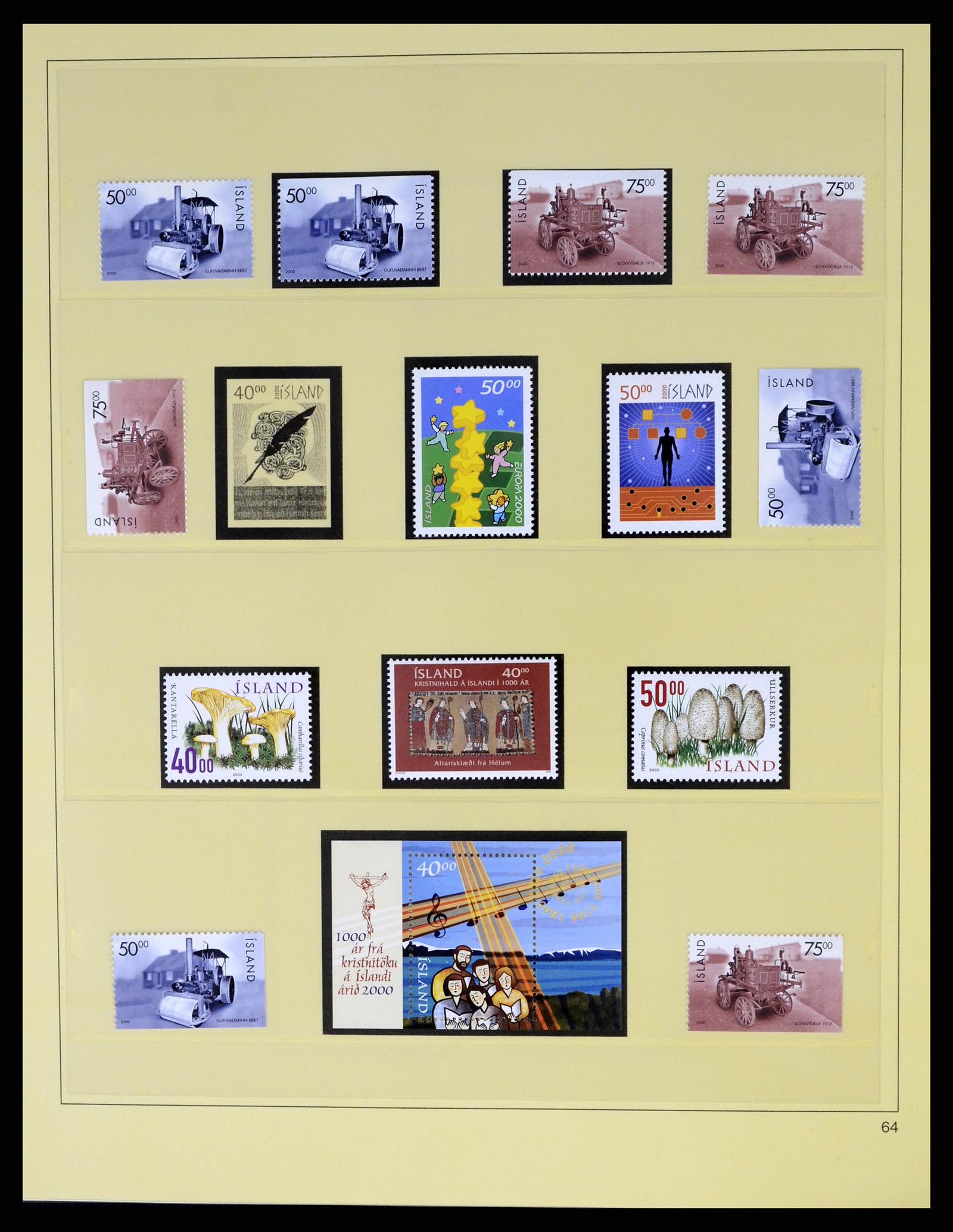 37569 088 - Postzegelverzameling 37569 IJsland 1880-2000.