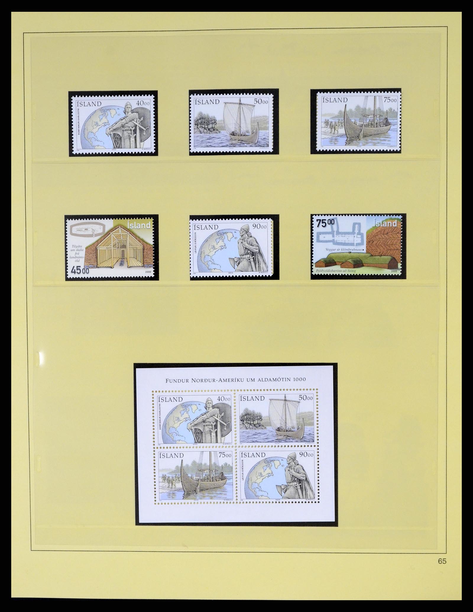 37569 089 - Postzegelverzameling 37569 IJsland 1880-2000.