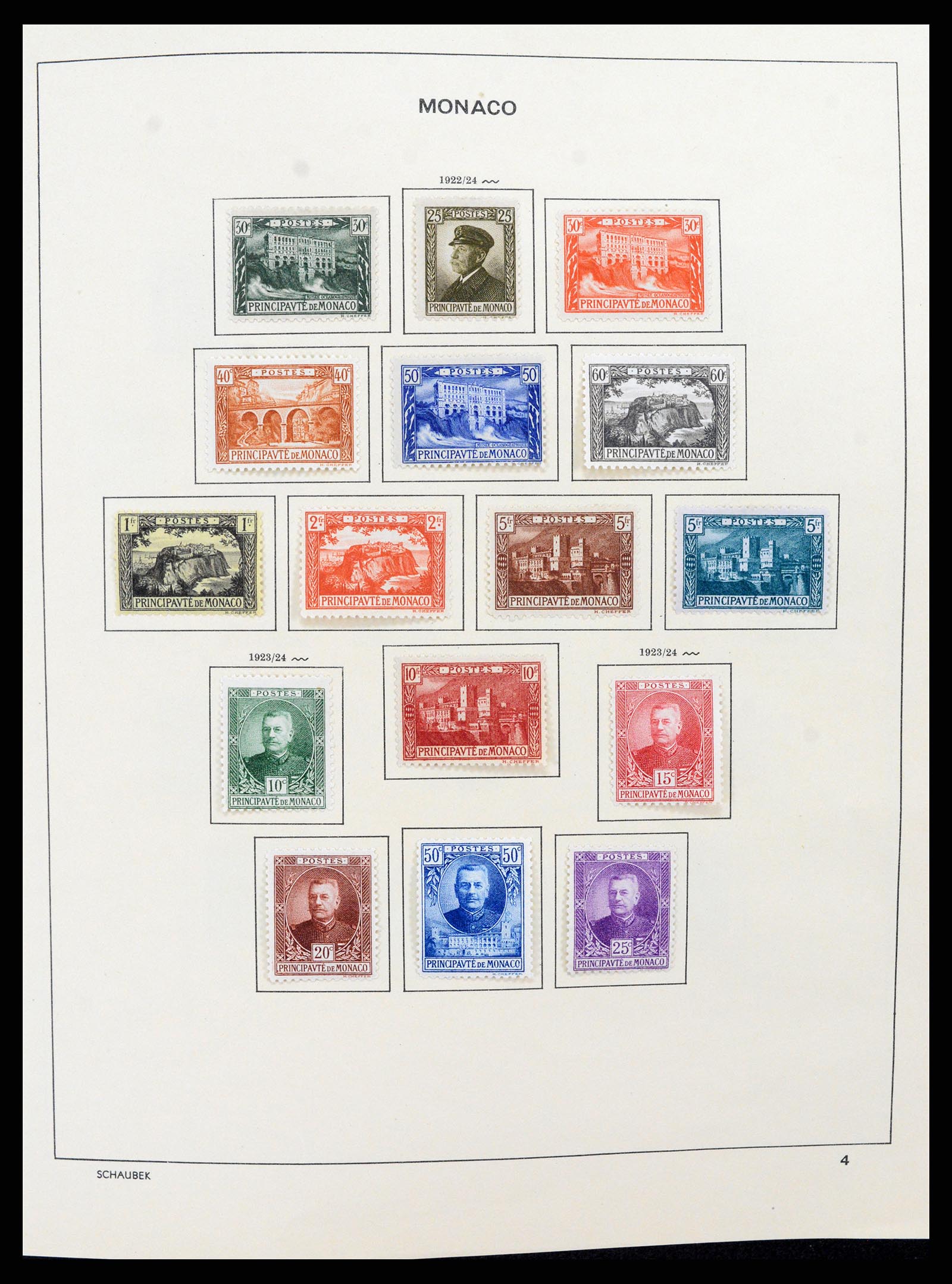 37570 004 - Postzegelverzameling 37570 Monaco 1885-2013.