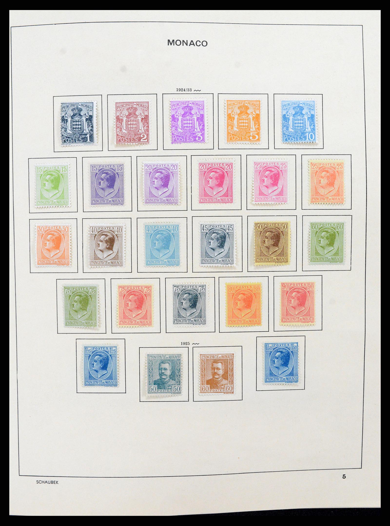 37570 005 - Postzegelverzameling 37570 Monaco 1885-2013.