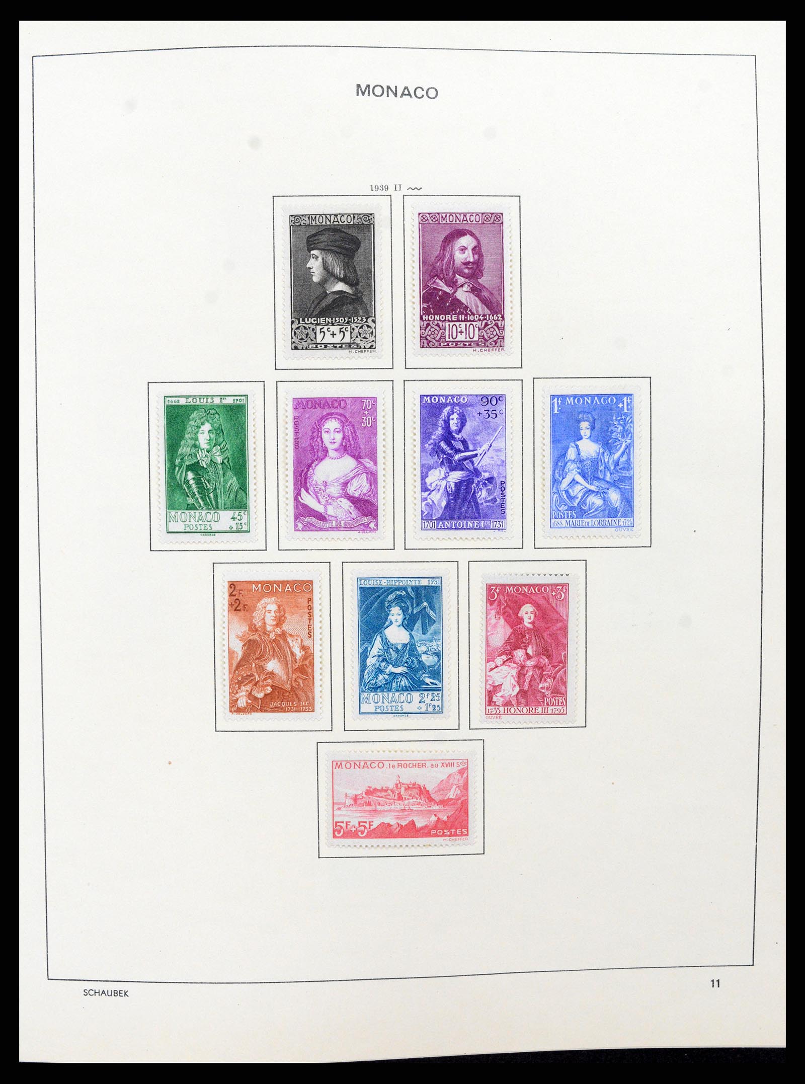 37570 012 - Postzegelverzameling 37570 Monaco 1885-2013.