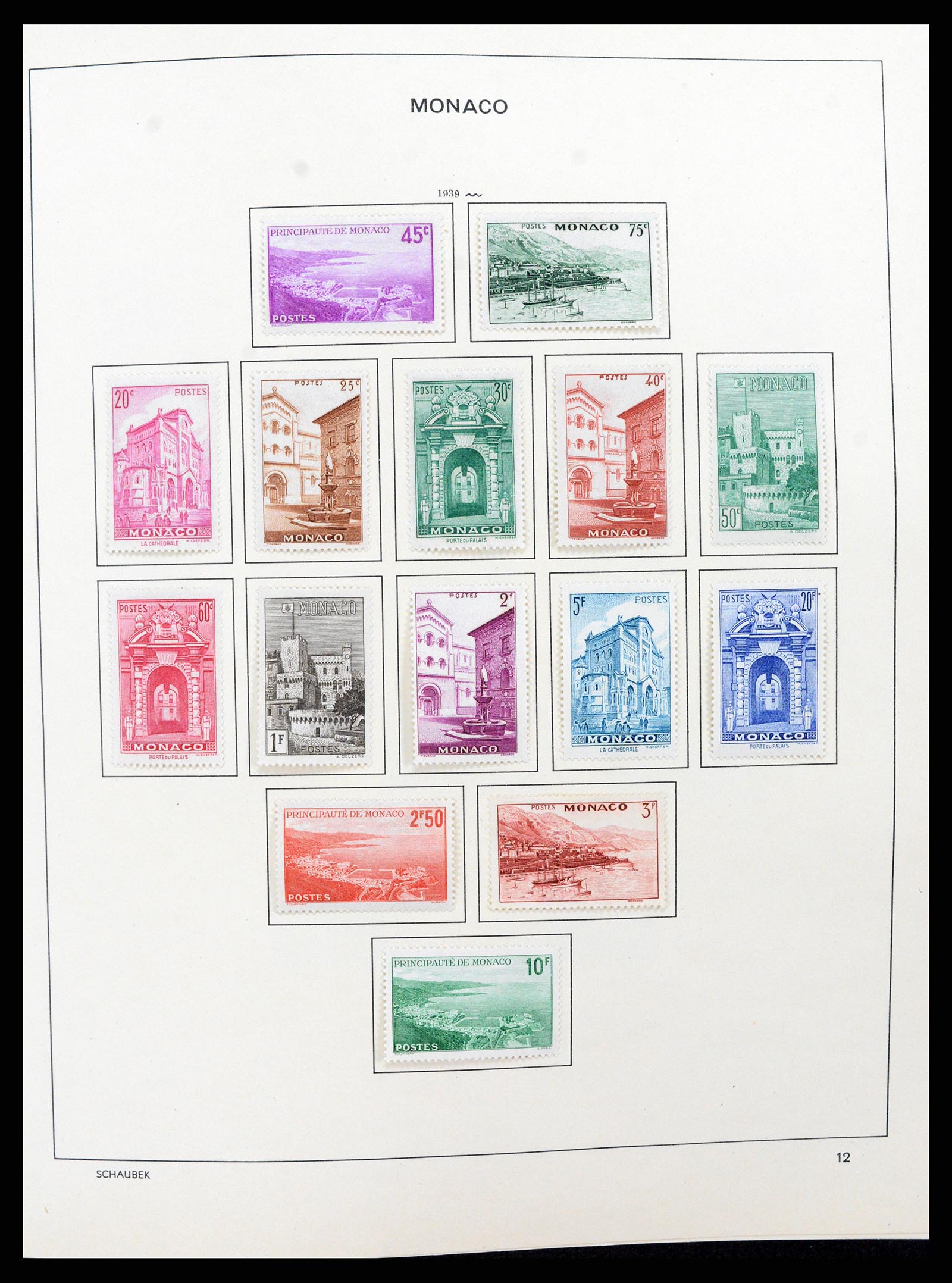 37570 013 - Postzegelverzameling 37570 Monaco 1885-2013.