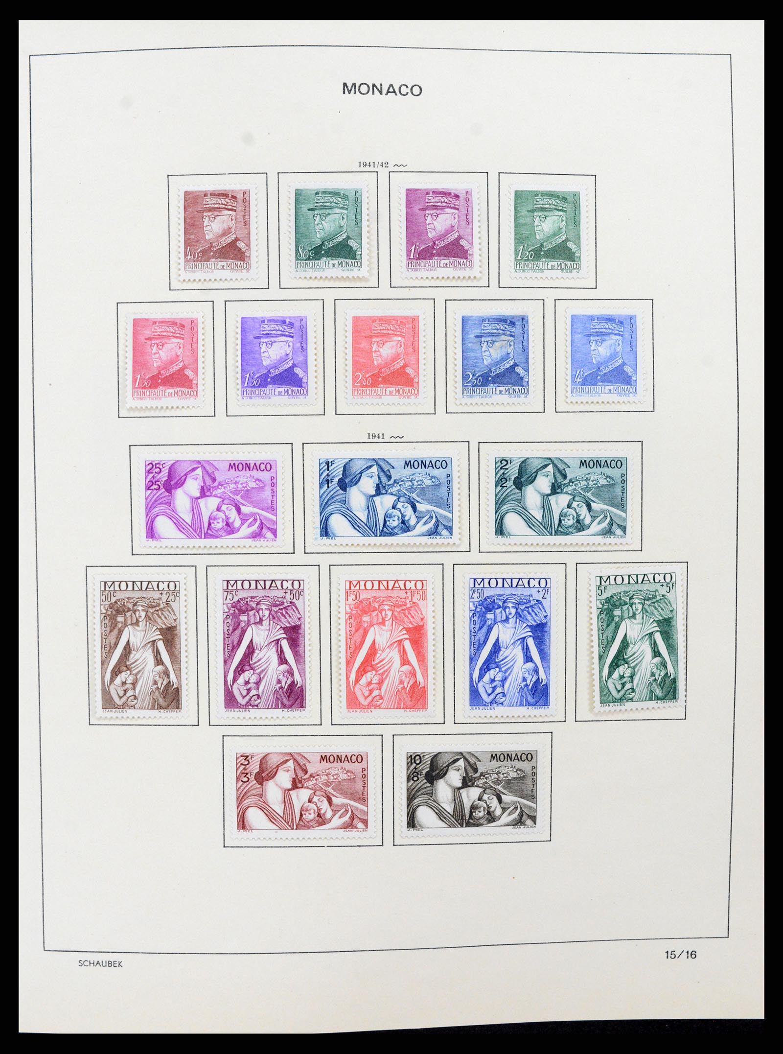 37570 016 - Stamp collection 37570 Monaco 1885-2013.