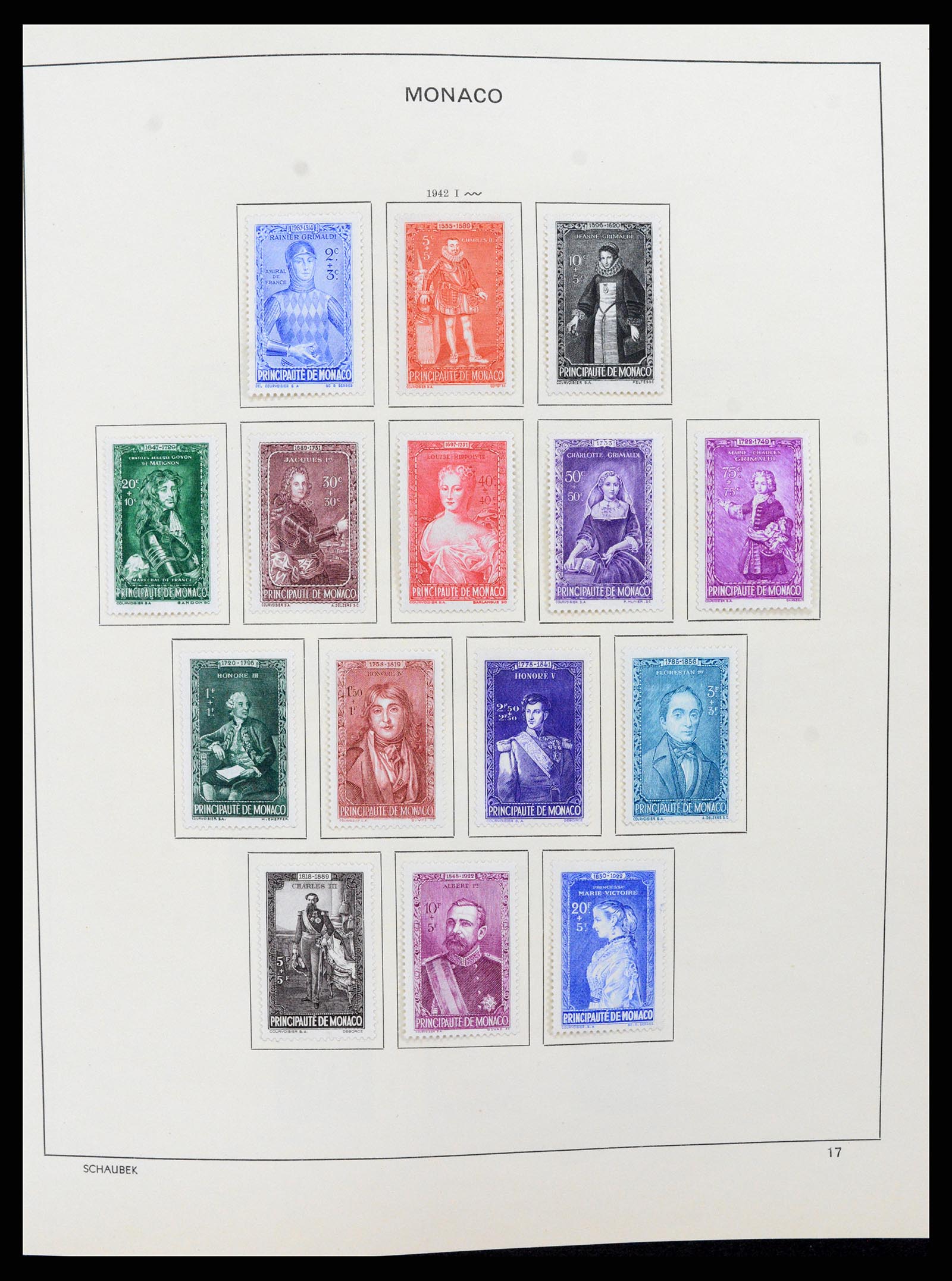 37570 017 - Postzegelverzameling 37570 Monaco 1885-2013.