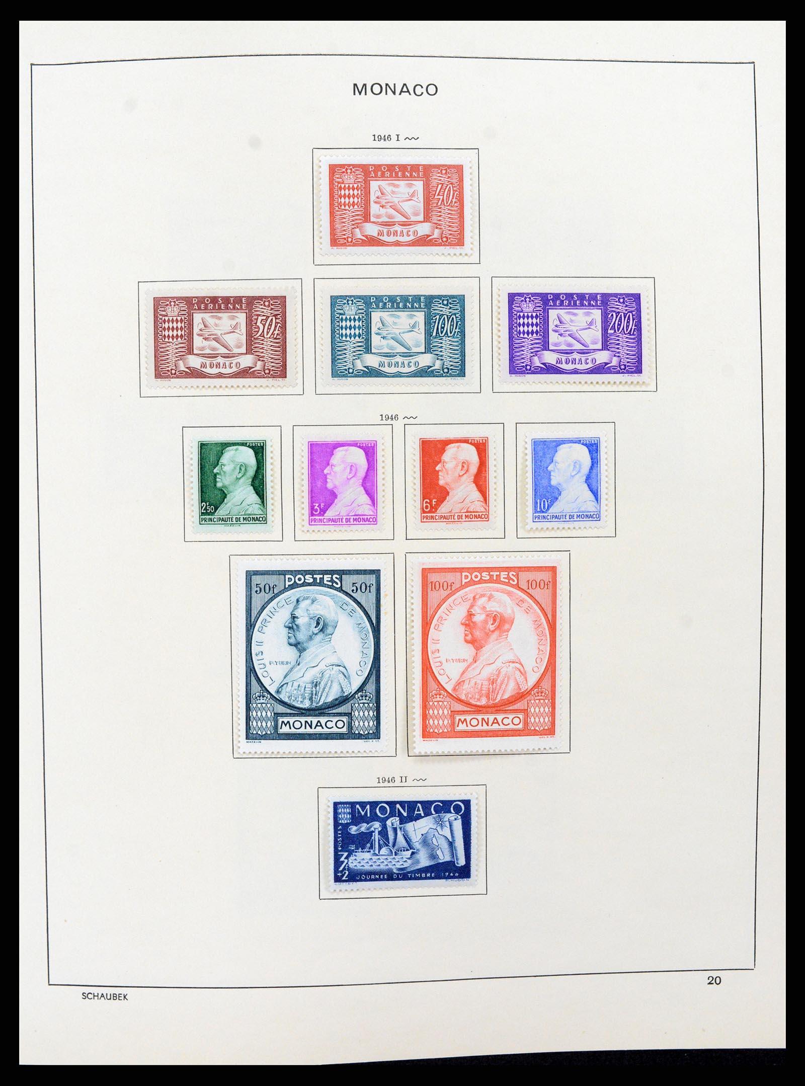 37570 020 - Postzegelverzameling 37570 Monaco 1885-2013.