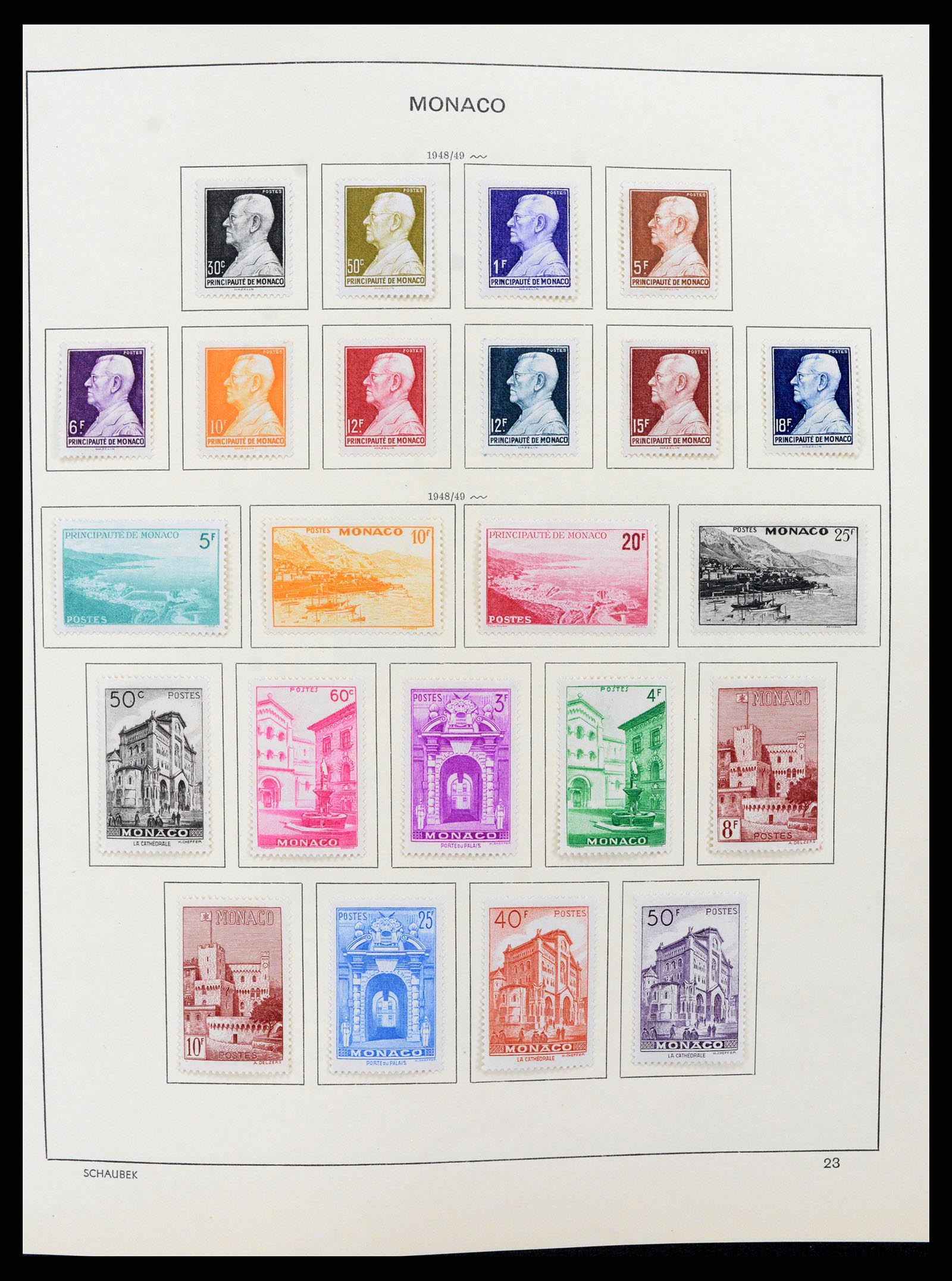 37570 024 - Stamp collection 37570 Monaco 1885-2013.