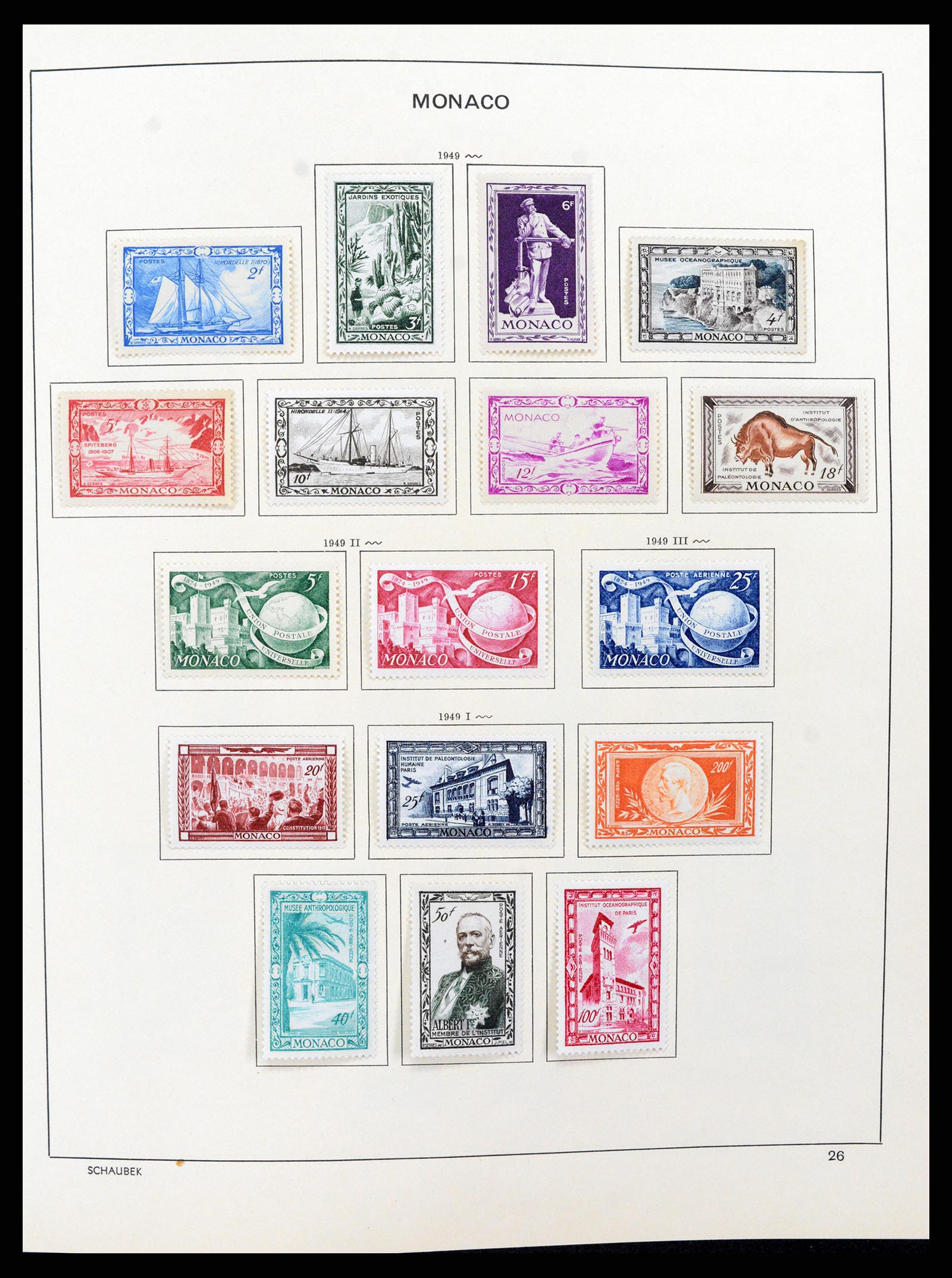 37570 027 - Stamp collection 37570 Monaco 1885-2013.