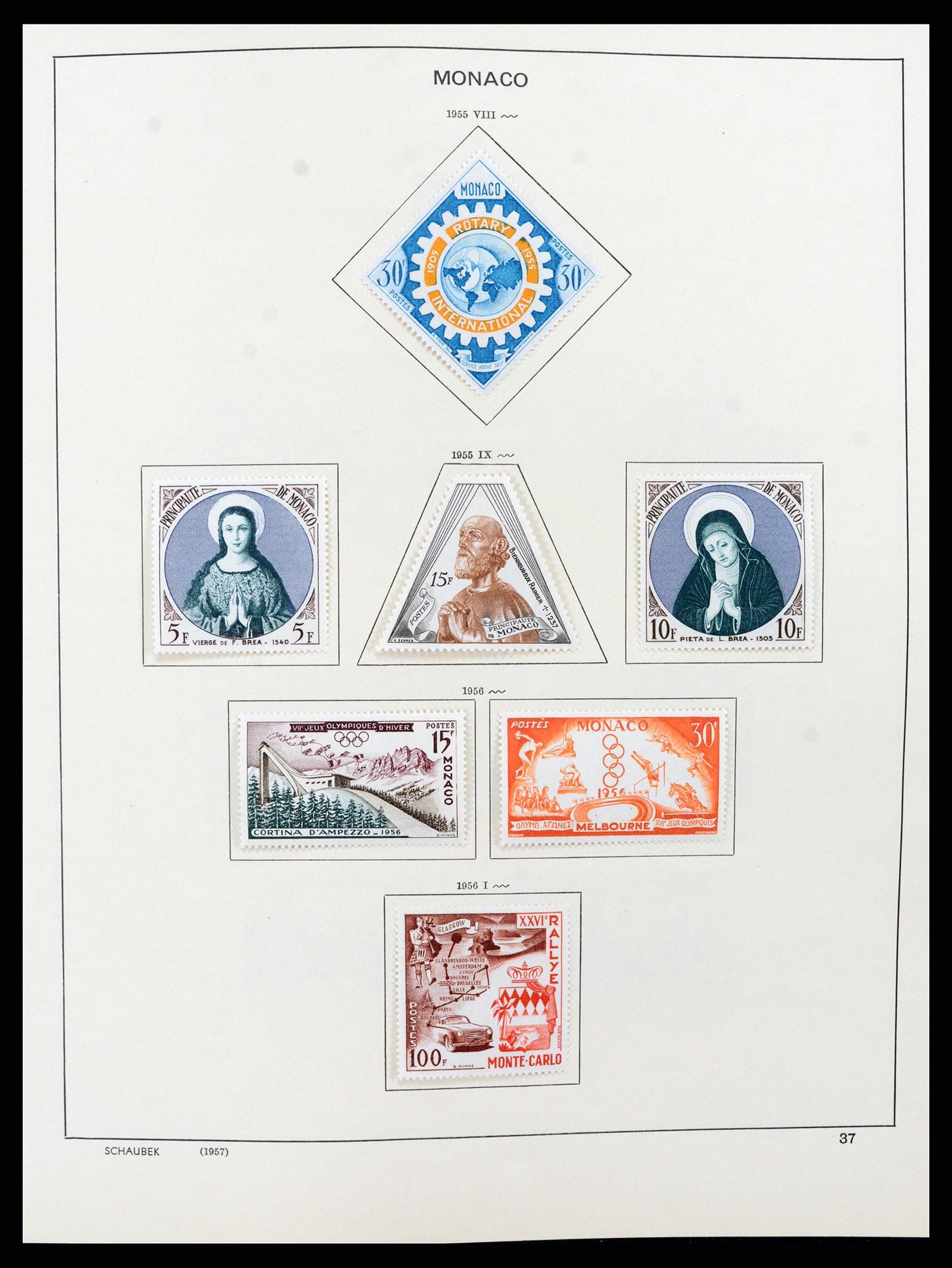 37570 042 - Stamp collection 37570 Monaco 1885-2013.