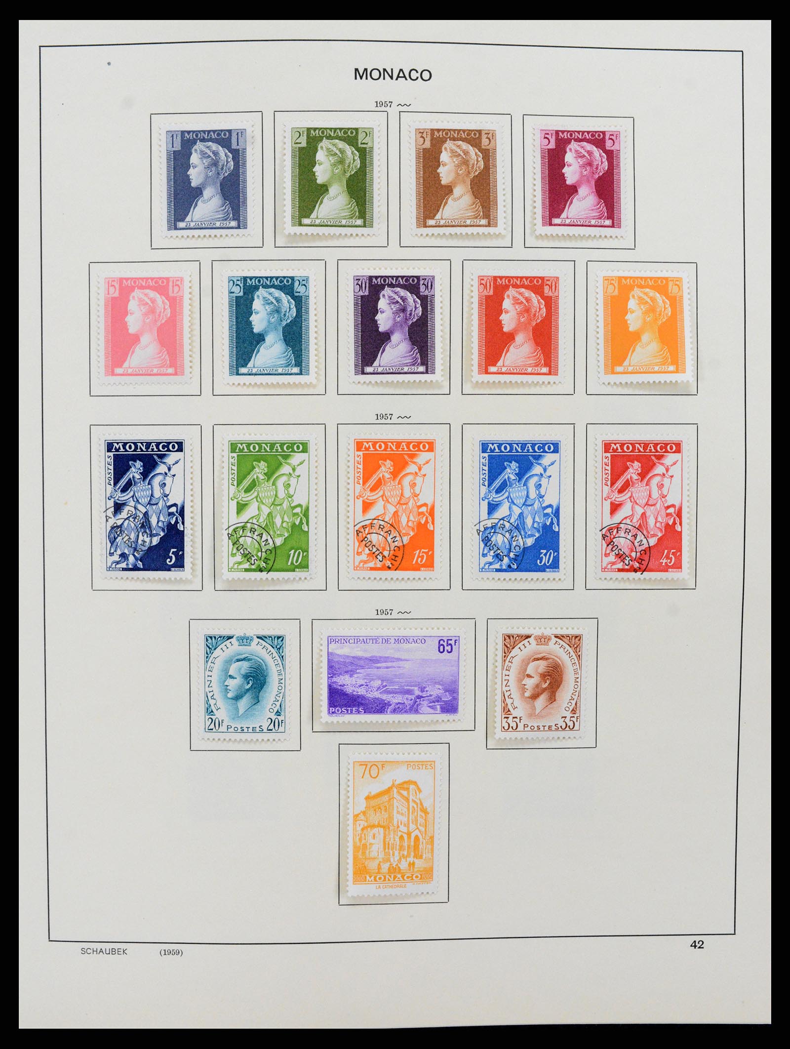 37570 049 - Stamp collection 37570 Monaco 1885-2013.