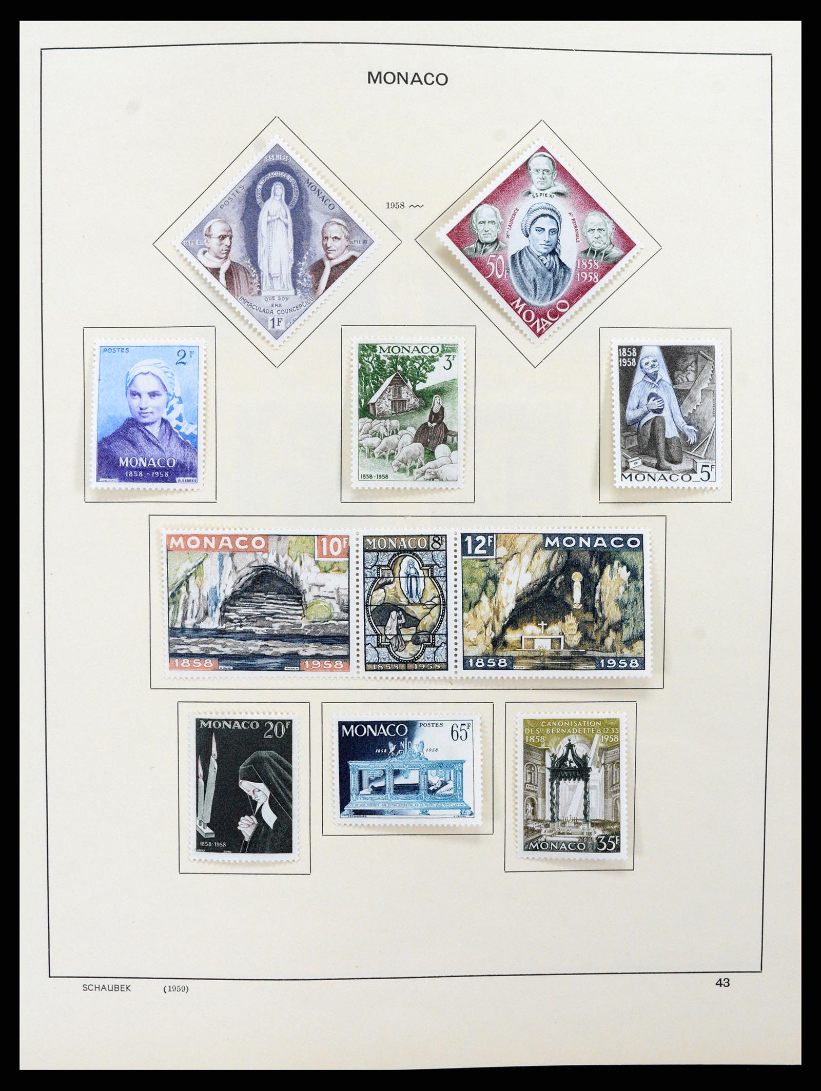 37570 050 - Stamp collection 37570 Monaco 1885-2013.