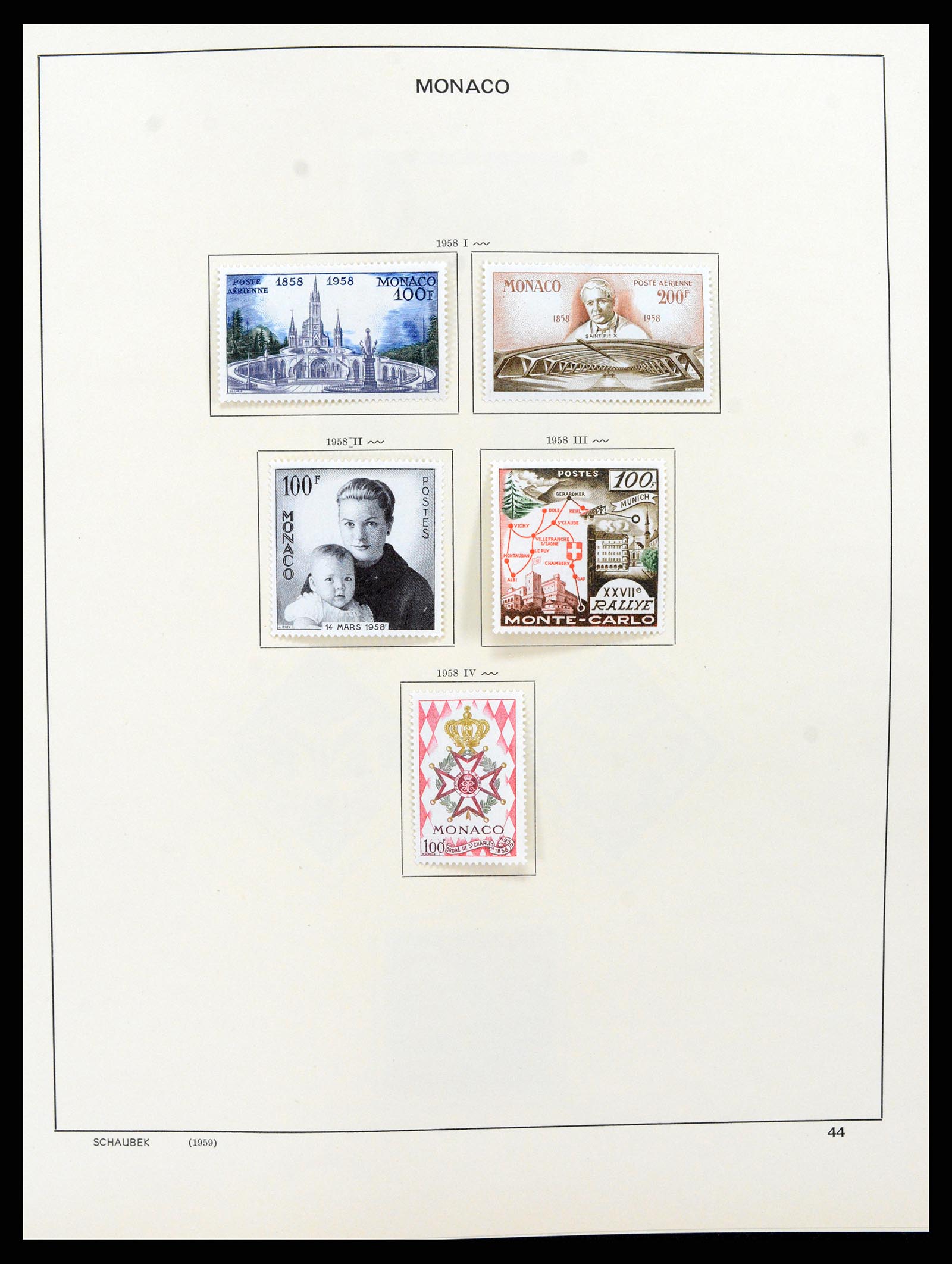 37570 051 - Stamp collection 37570 Monaco 1885-2013.