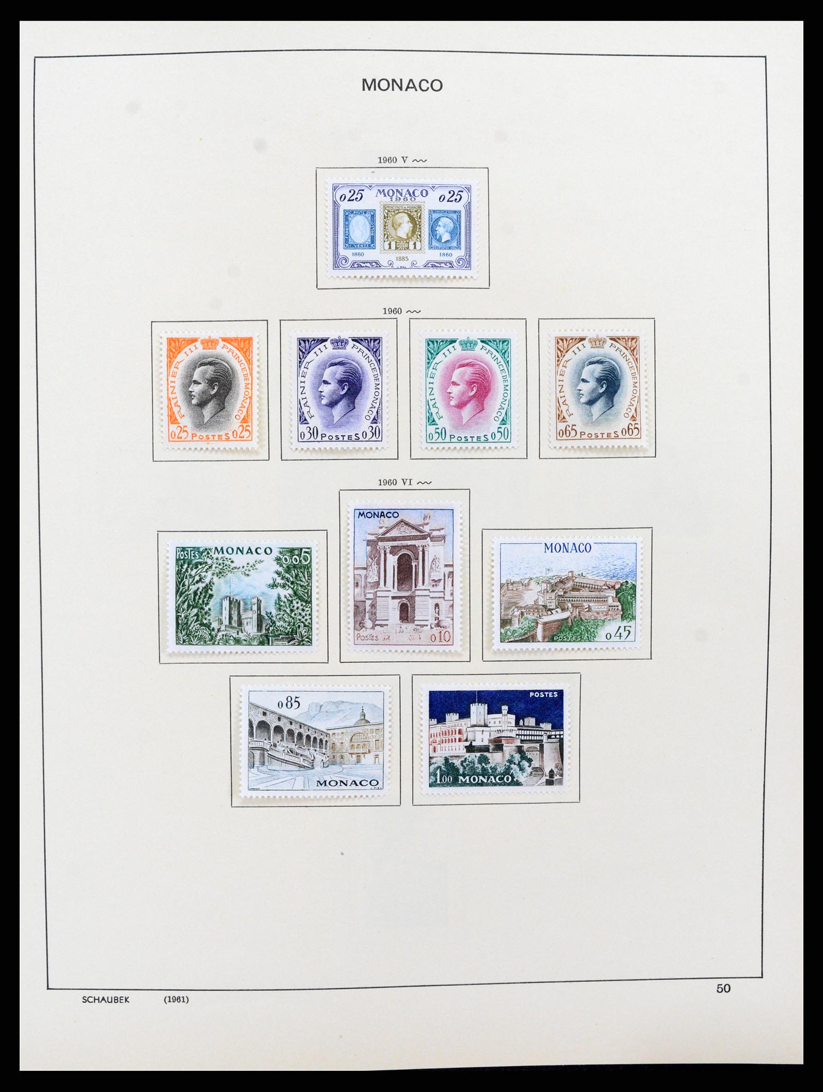 37570 057 - Stamp collection 37570 Monaco 1885-2013.