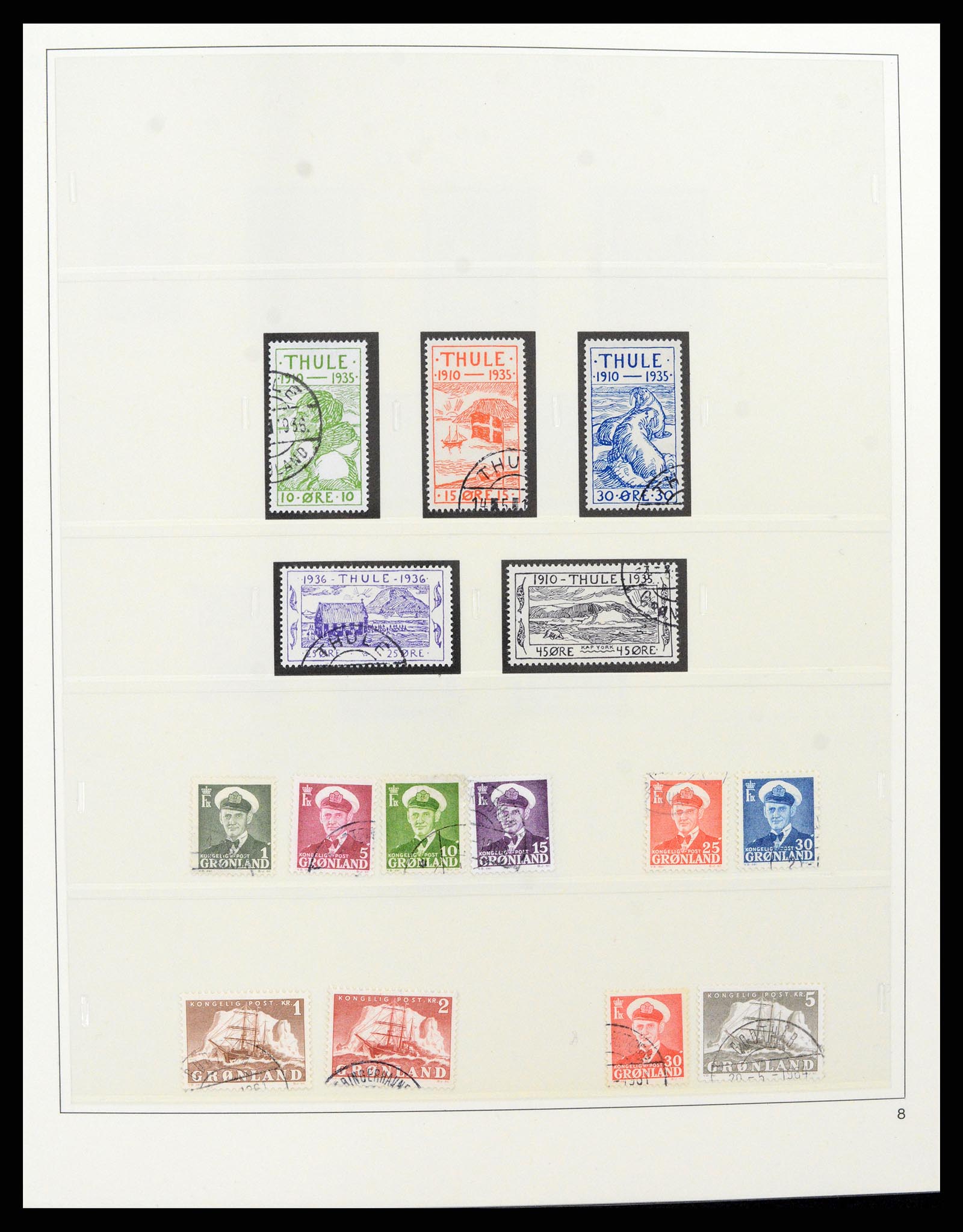 37571 003 - Postzegelverzameling 37571 Groenland 1950-2000.