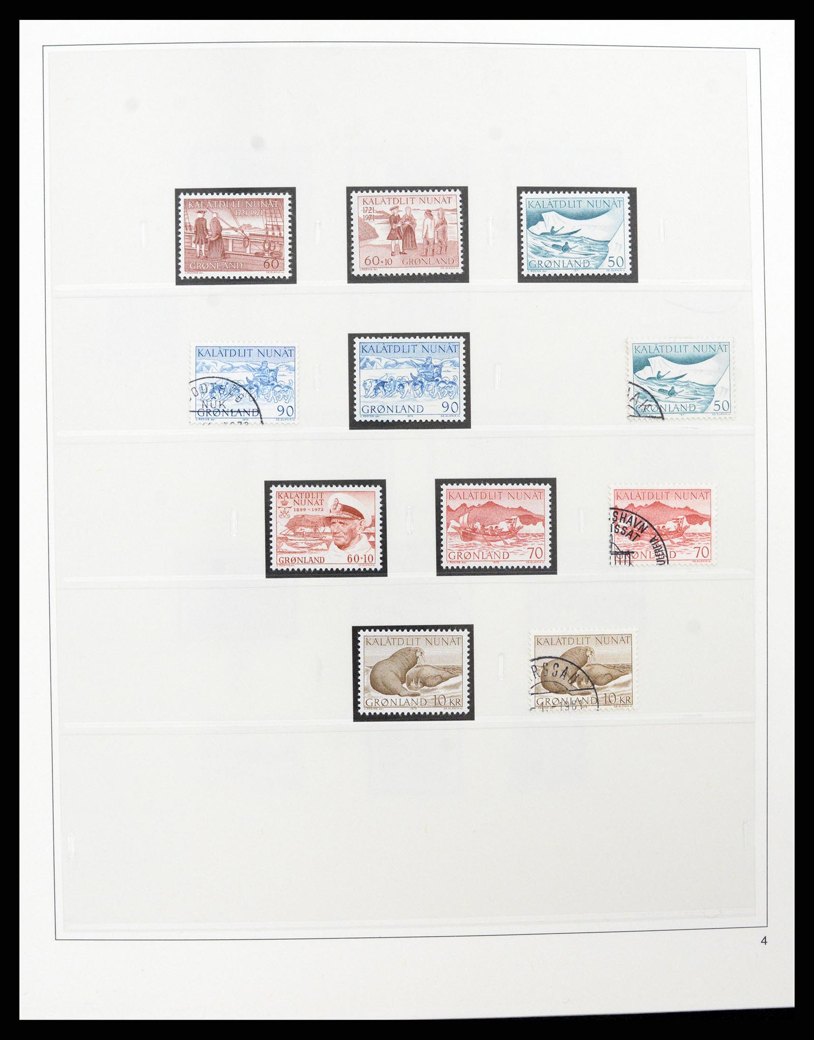 37571 007 - Postzegelverzameling 37571 Groenland 1950-2000.