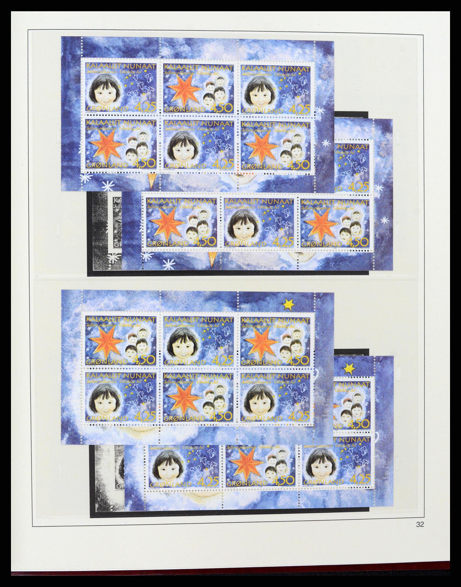 37571 038 - Postzegelverzameling 37571 Groenland 1950-2000.