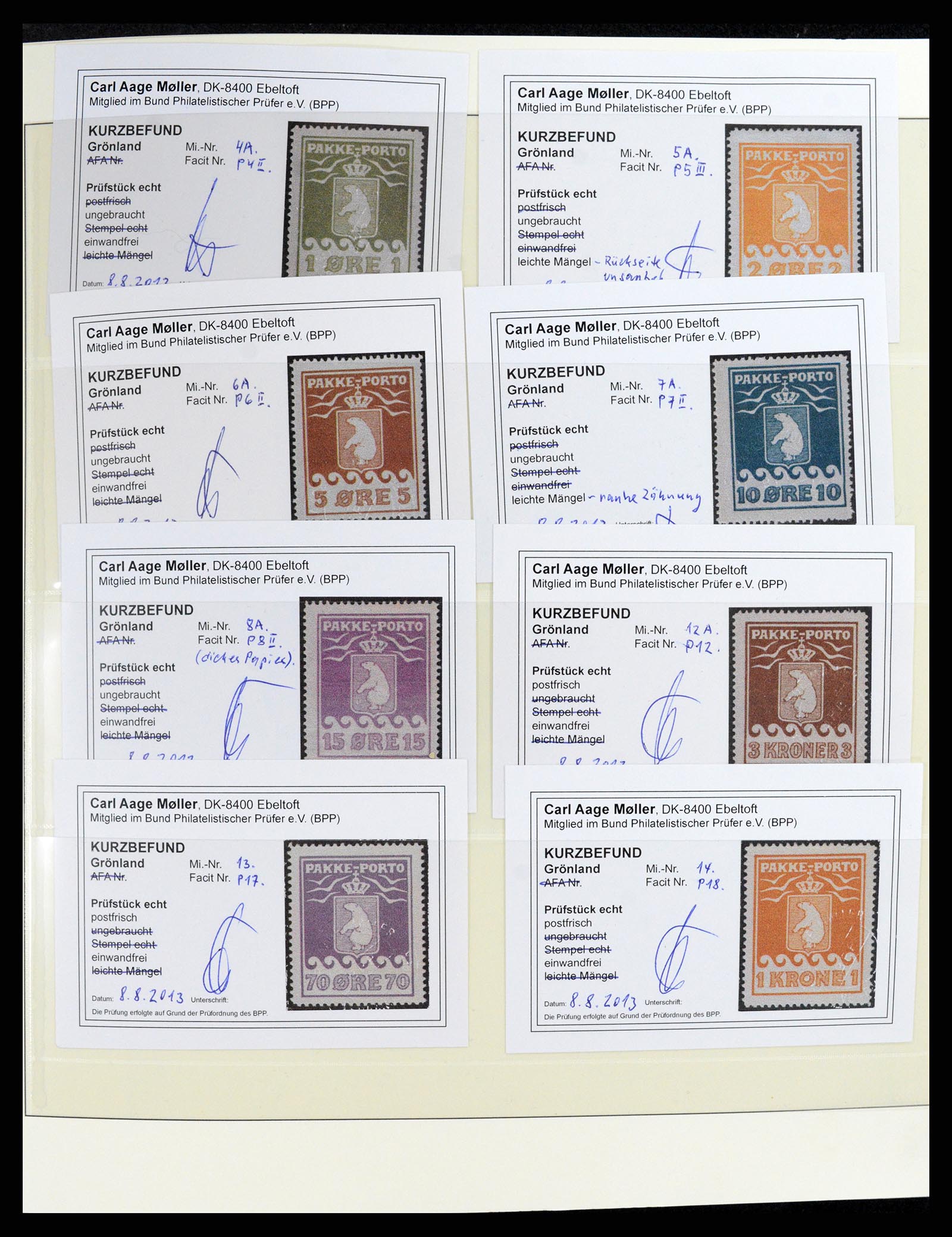 37572 001 - Postzegelverzameling 37572 Groenland 1905-2017.