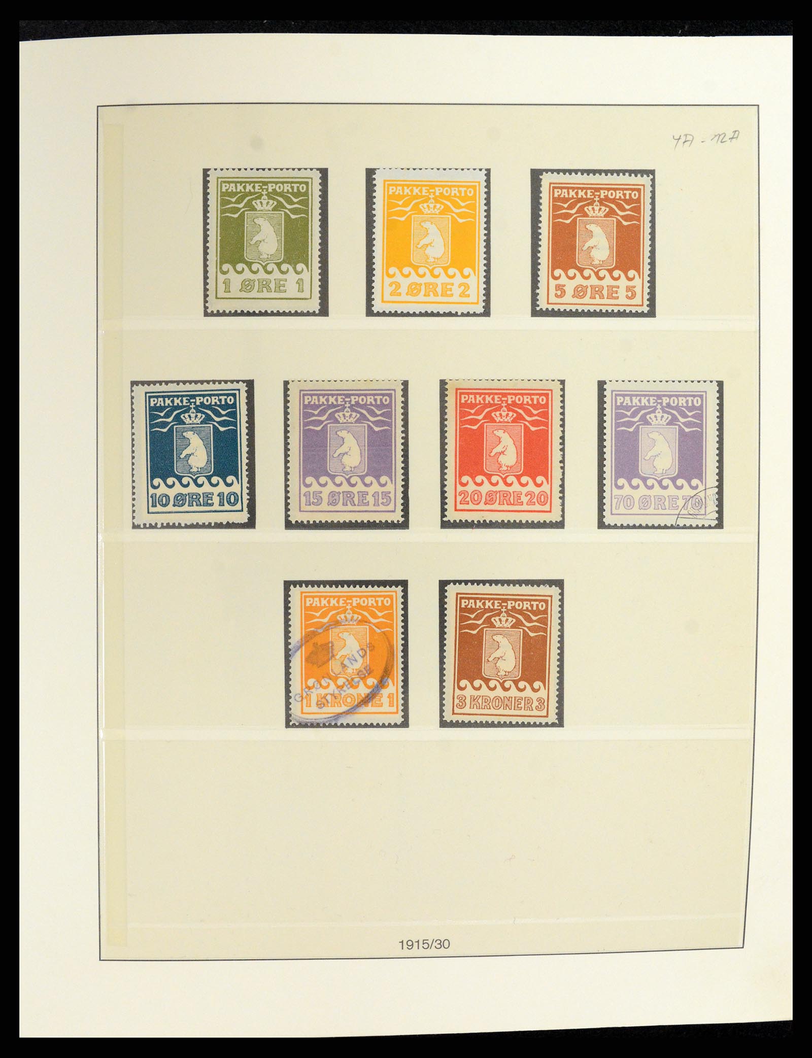 37572 002 - Postzegelverzameling 37572 Groenland 1905-2017.