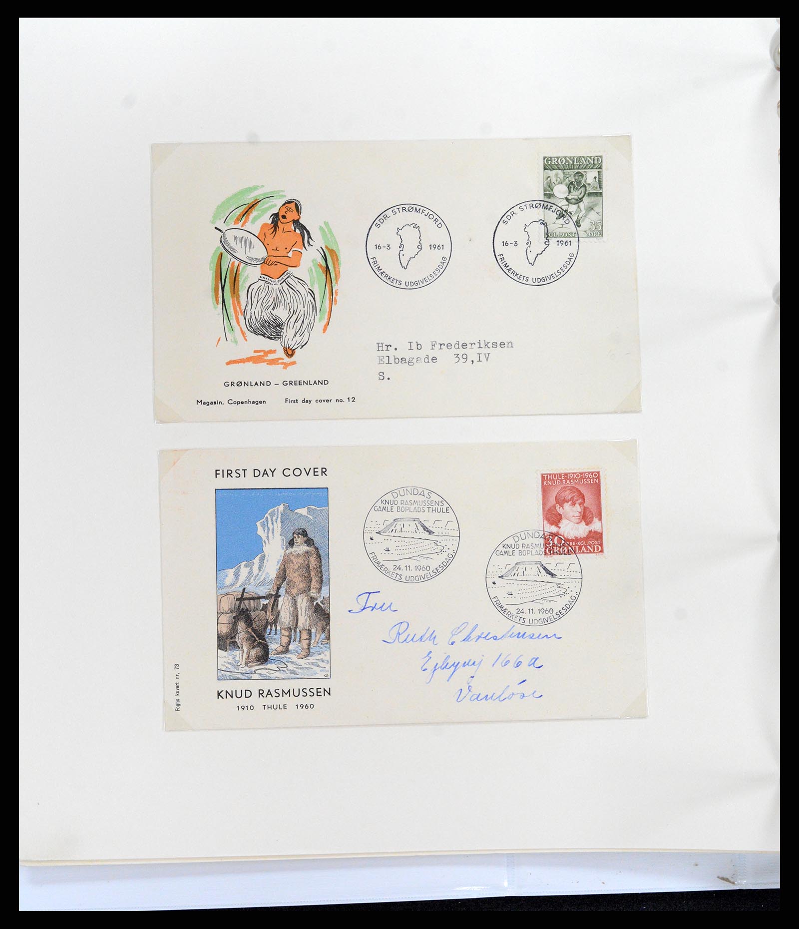 37572 011 - Postzegelverzameling 37572 Groenland 1905-2017.