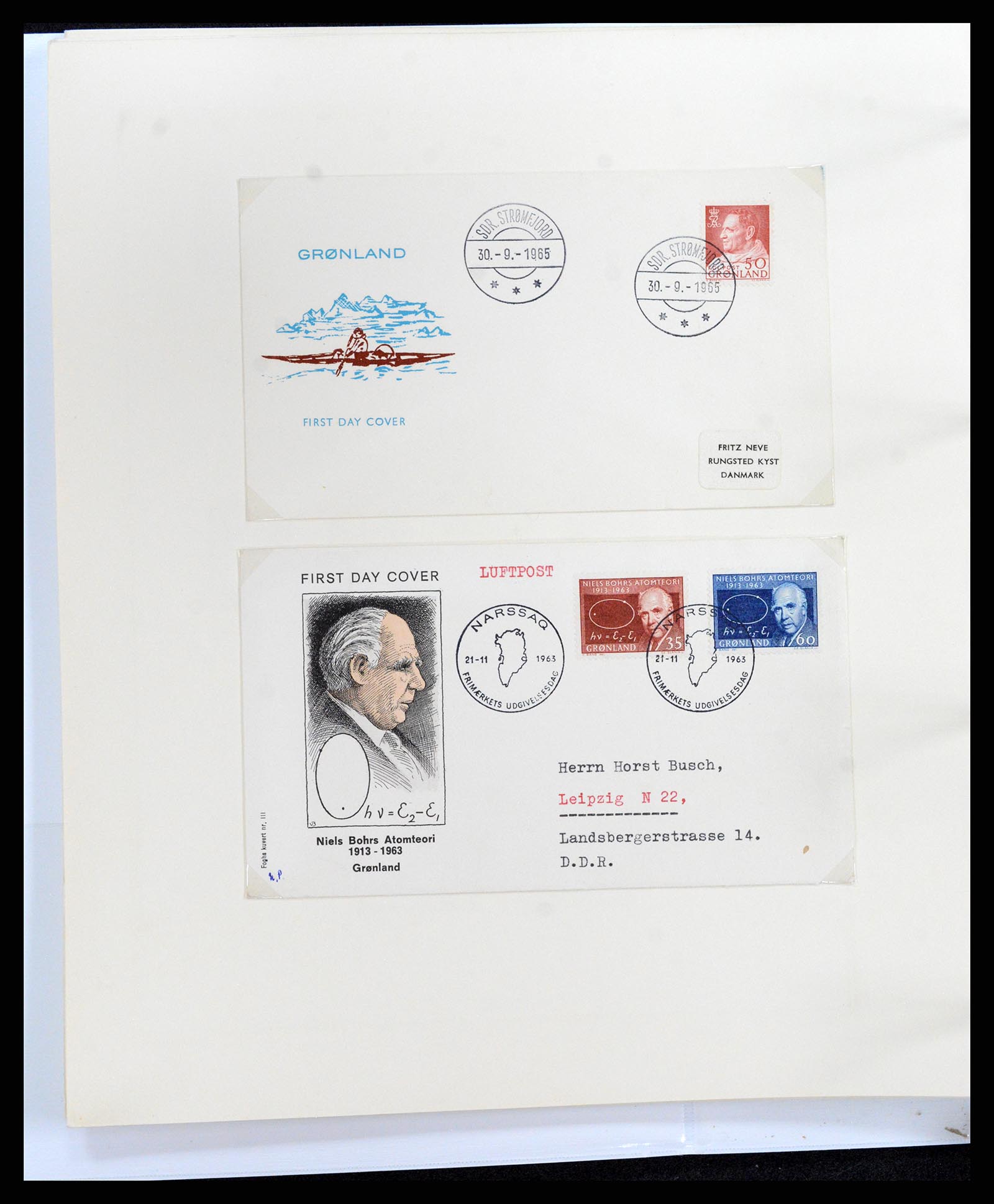 37572 015 - Postzegelverzameling 37572 Groenland 1905-2017.