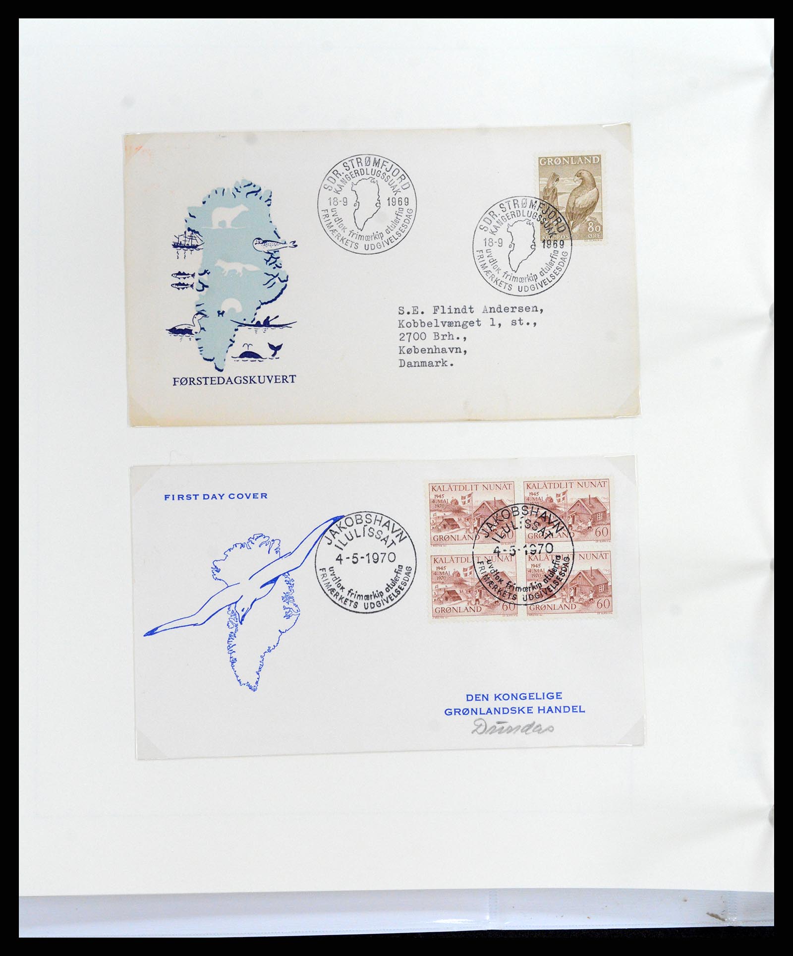 37572 019 - Postzegelverzameling 37572 Groenland 1905-2017.
