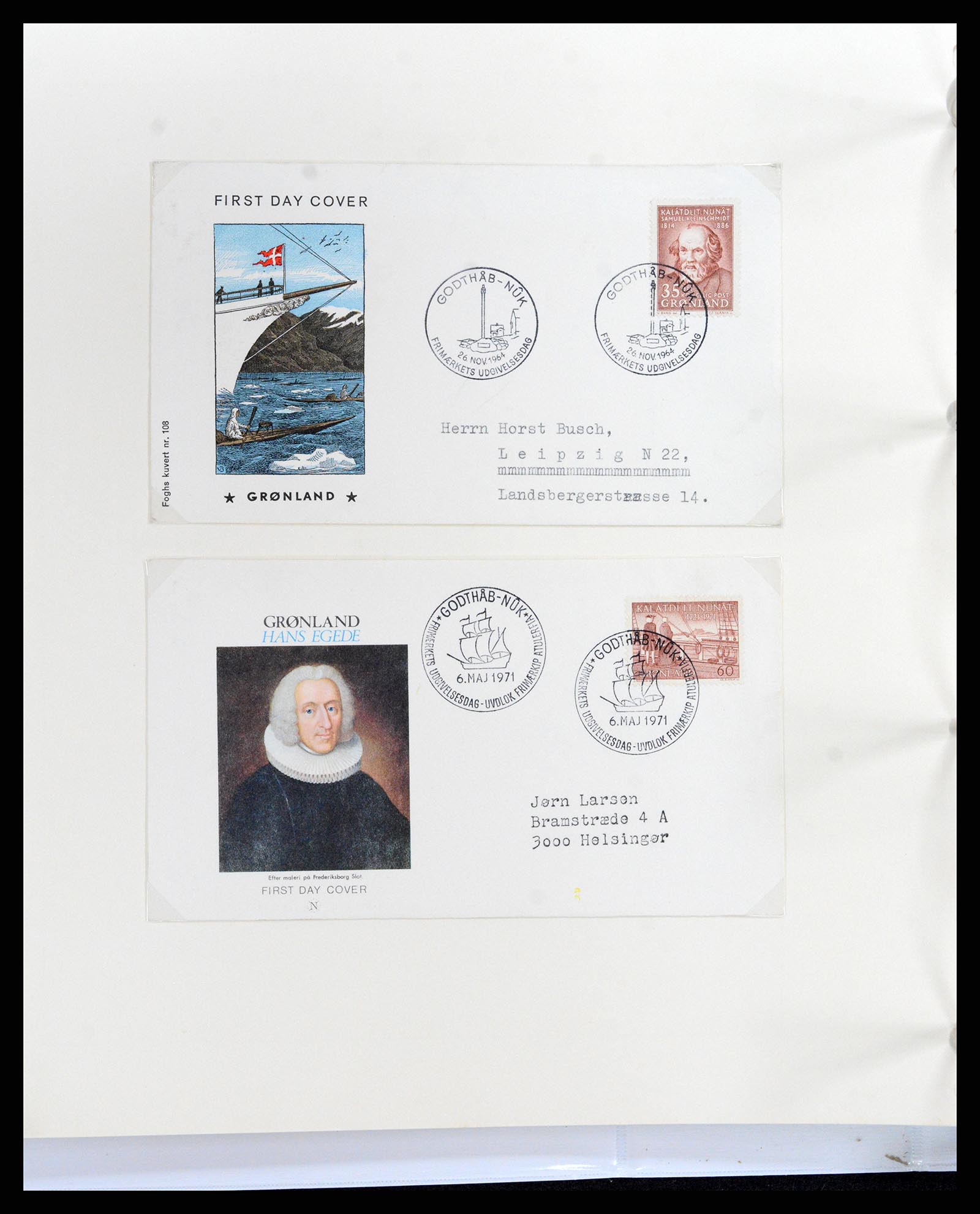 37572 023 - Stamp collection 37572 Greenland 1905-2017.
