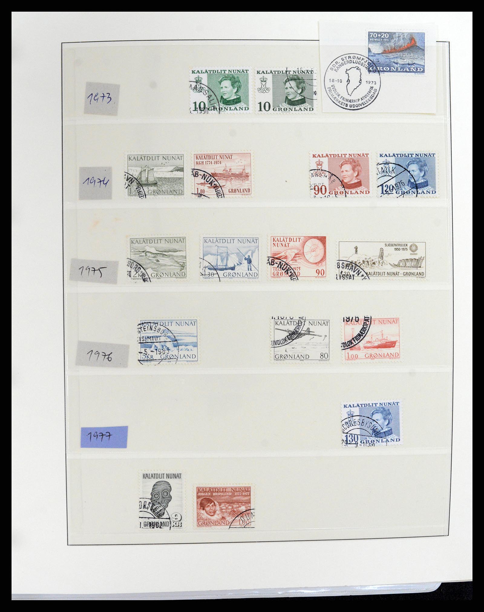37572 045 - Stamp collection 37572 Greenland 1905-2017.